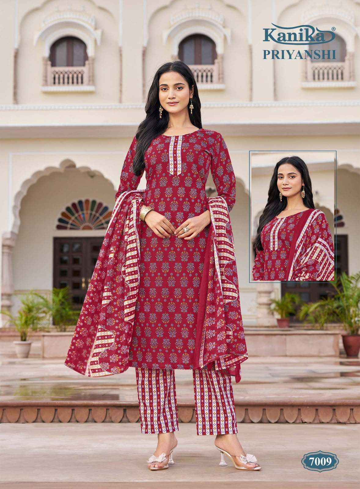 Kanika Priyanshi Vol 7 Readymade Suits 12 Pcs Catalogue