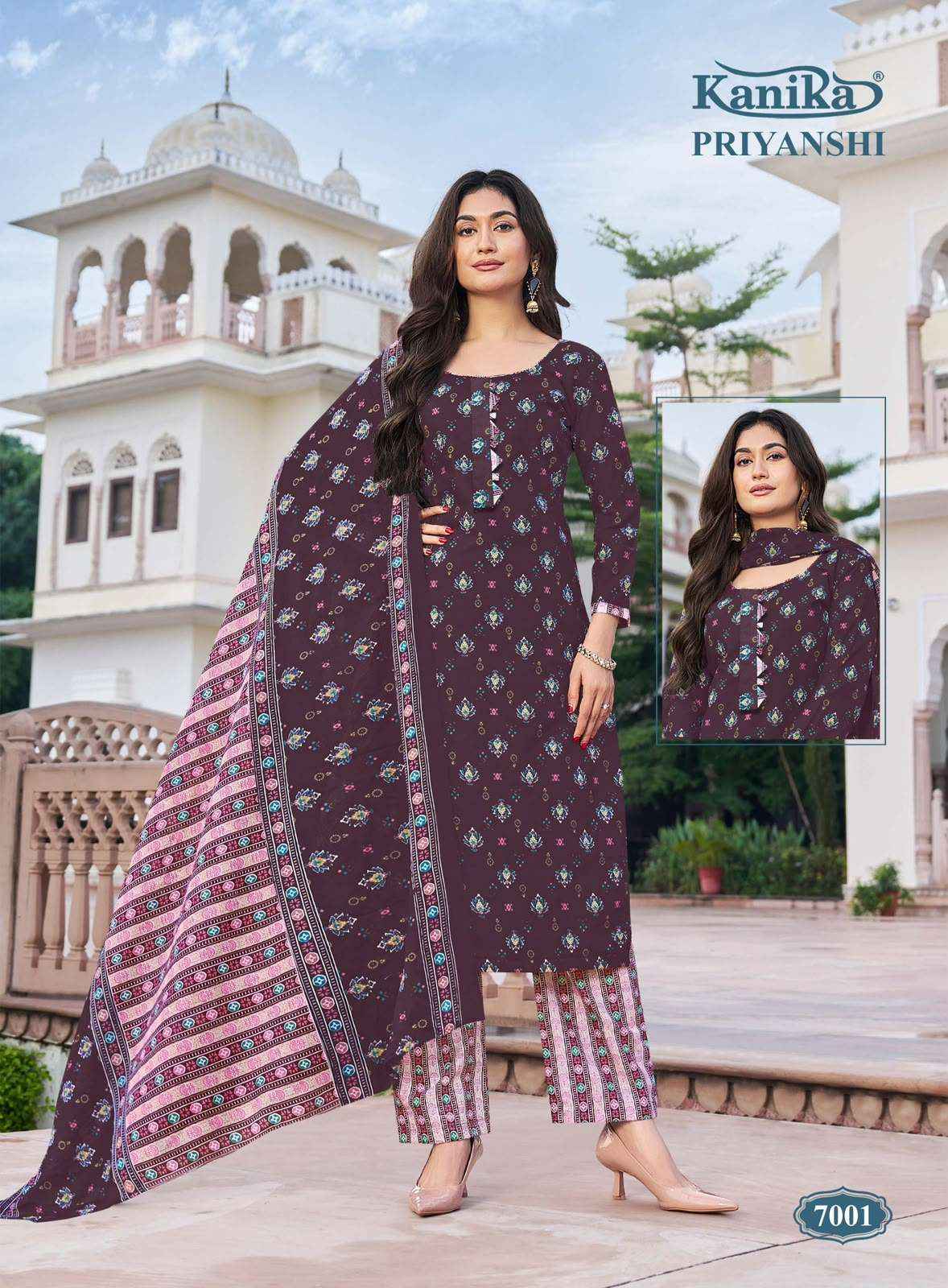 Kanika Priyanshi Vol 7 Readymade Suits 12 Pcs Catalogue