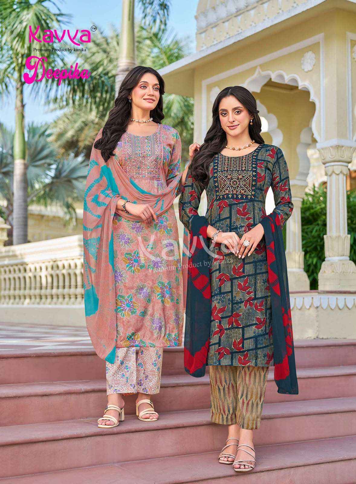 Kavya Deepika Vol 69 Readymade Kurti Pant Dupatta Set Collection 10 Pcs Catalog 