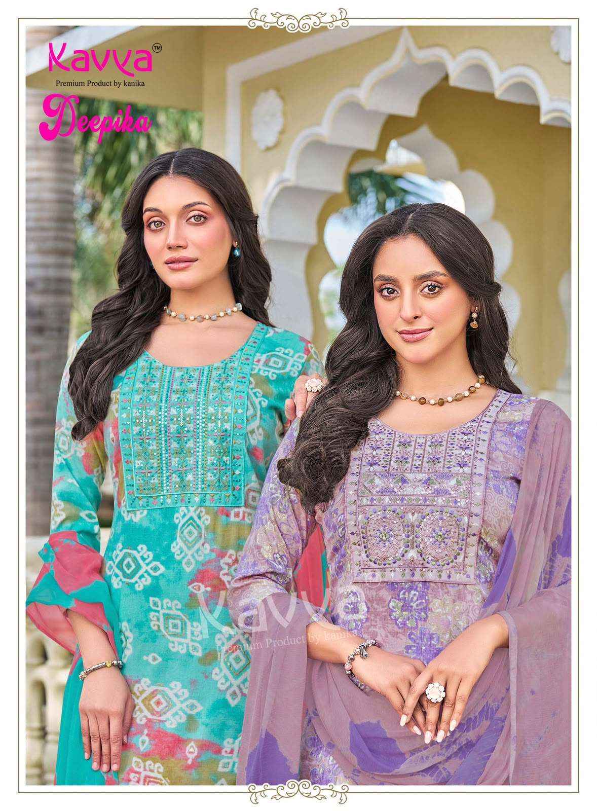 Kavya Deepika Vol 69 Readymade Kurti Pant Dupatta Set Collection 10 Pcs Catalog 