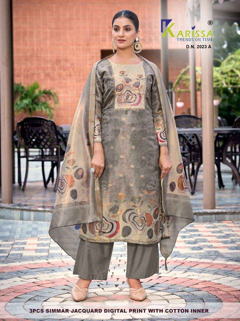 Kavya Pashmina Vol 24 Premium Cotton 3 Pec Sets Wholesalers