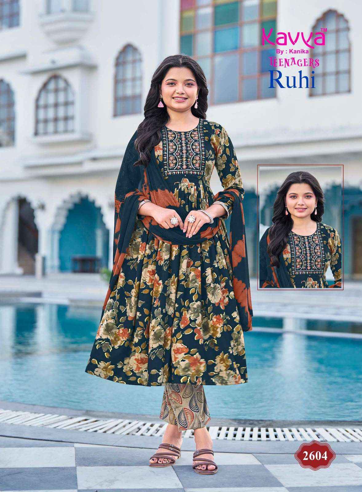 Kavya Ruhi Vol 26 Kids Wear Readymade Dress Catalog Wholesale 10 Pcs Set 
