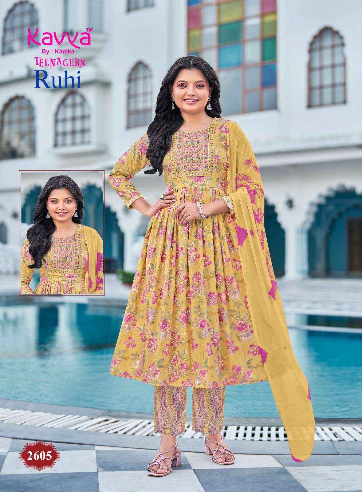 Kavya Ruhi Vol 26 Kids Wear Readymade Dress Catalog Wholesale 10 Pcs Set 