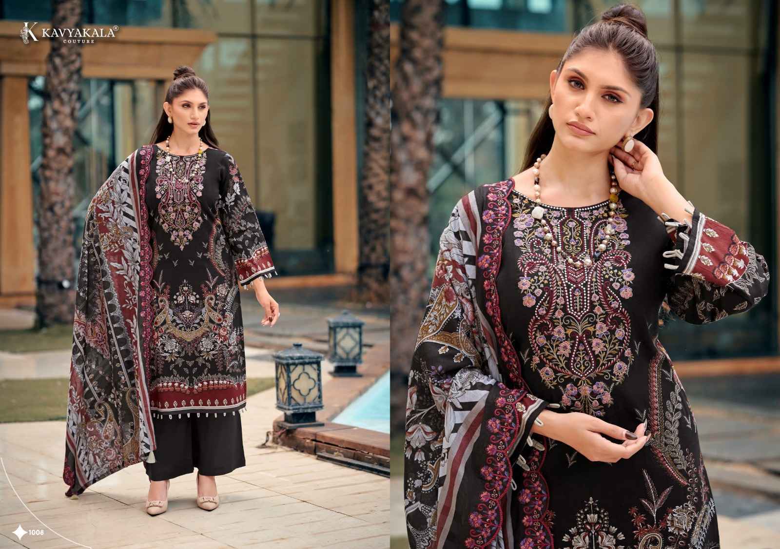Kavyakala Anarkali Vol 27 Lawn Cotton Dress Material 8 pcs Catalog 
