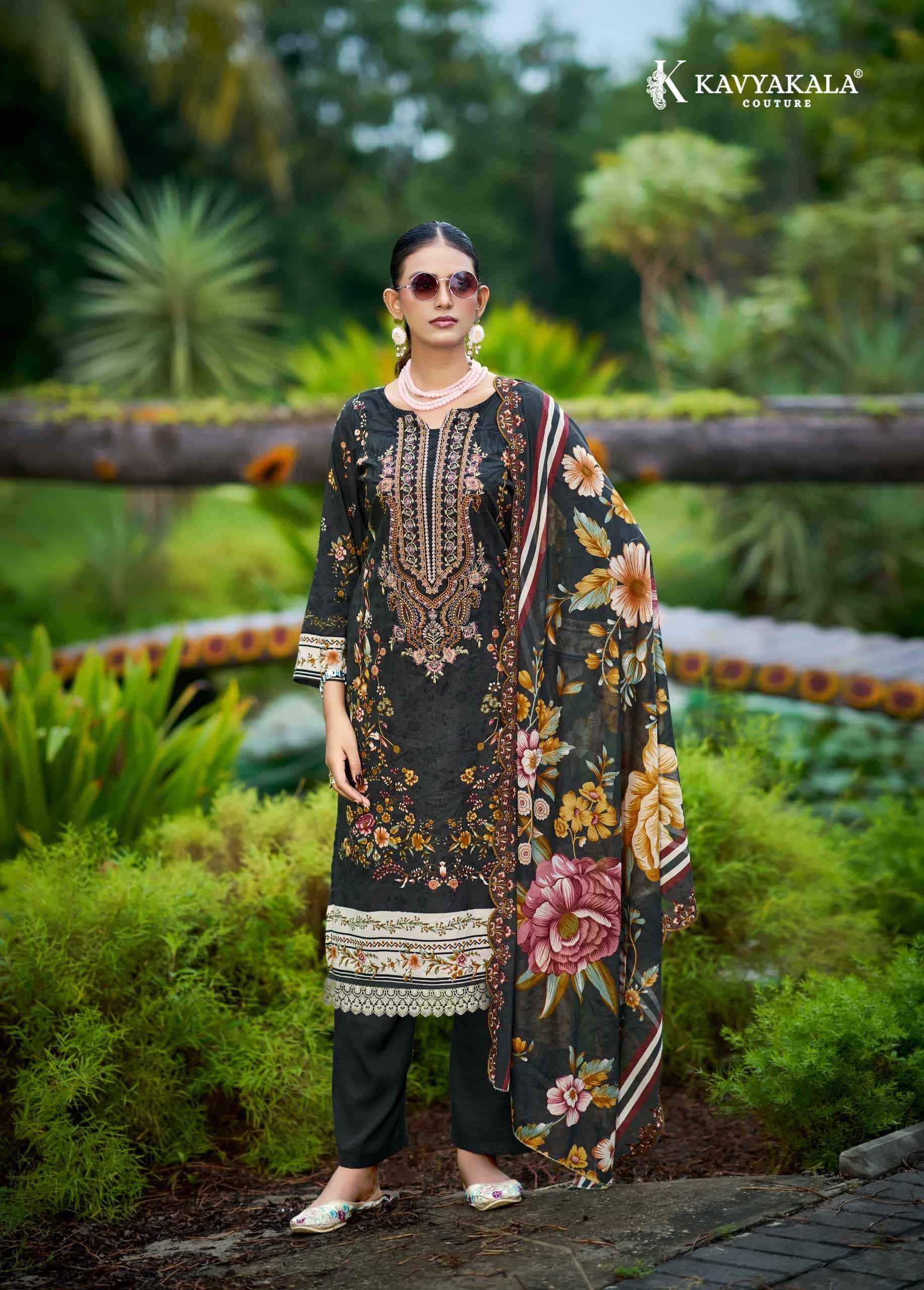 Kavyakala Anarkali Vol 28 Dress Material With Price 8 Pcs Catalog