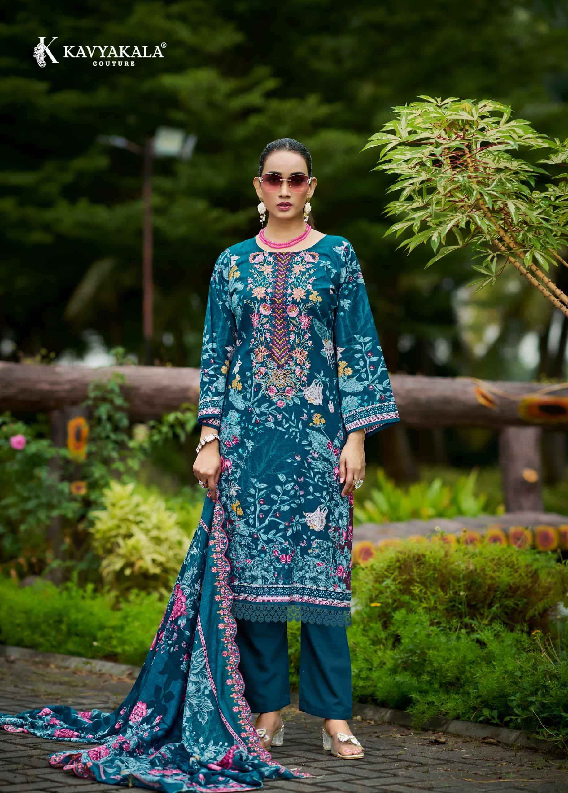 Kavyakala Anarkali Vol 28 Dress Material With Price 8 Pcs Catalog