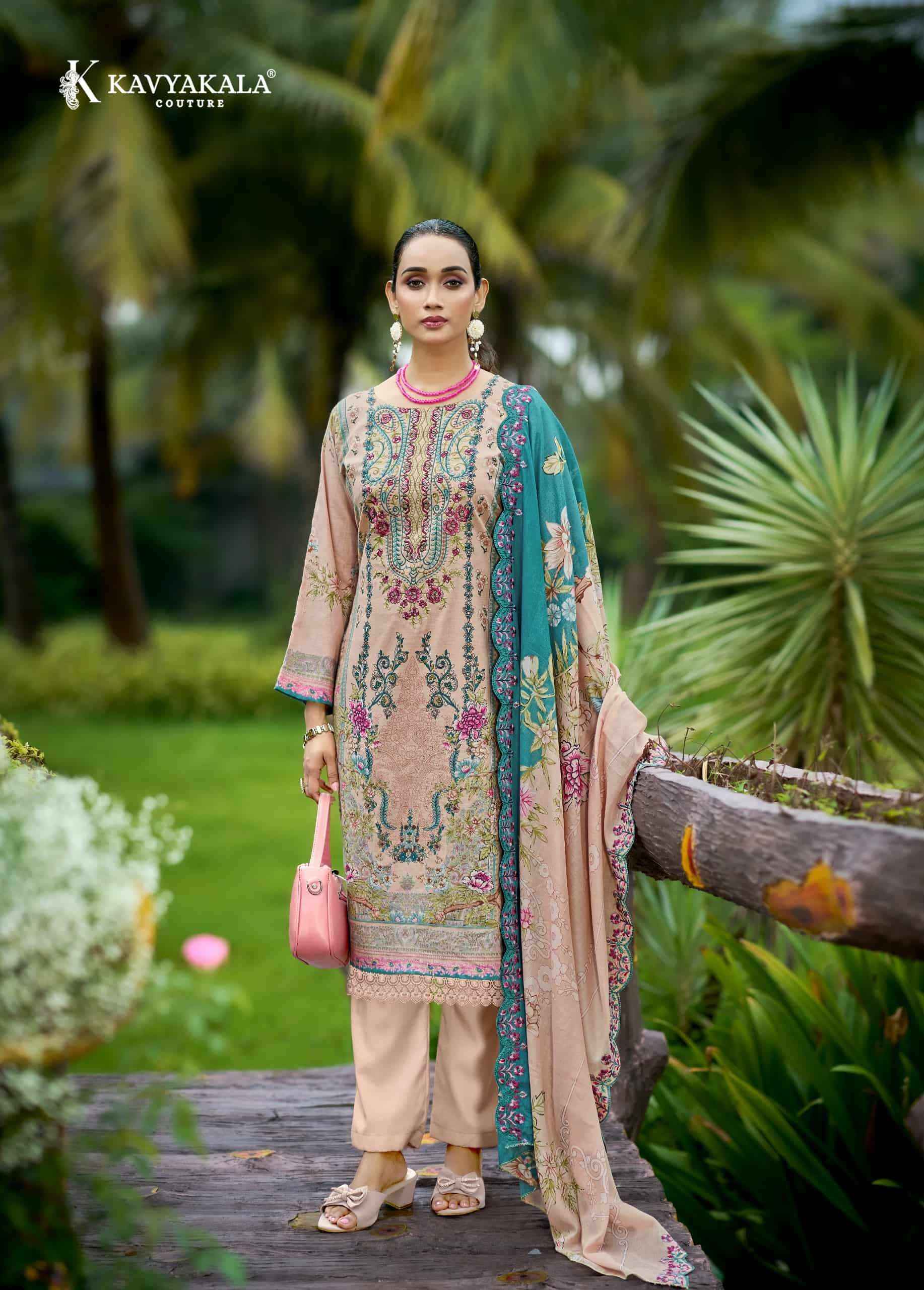 Kavyakala Anarkali Vol 28 Dress Material With Price 8 Pcs Catalog