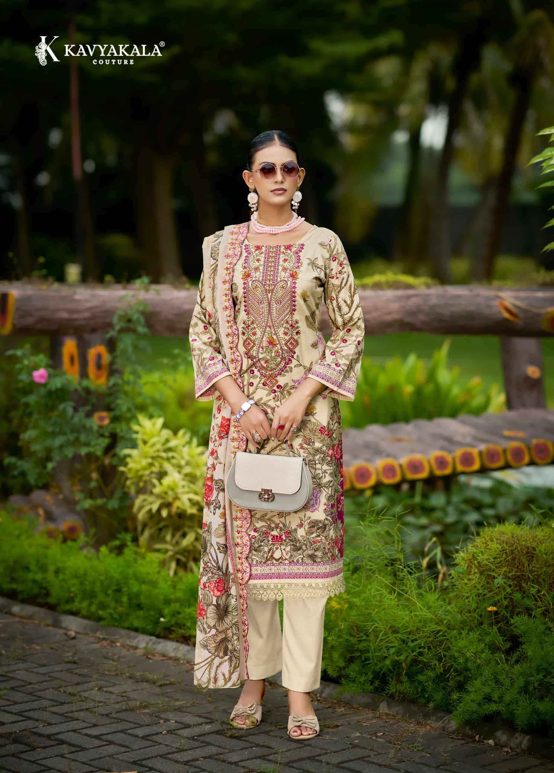 Kavyakala Anarkali Vol 28 Dress Material With Price 8 Pcs Catalog