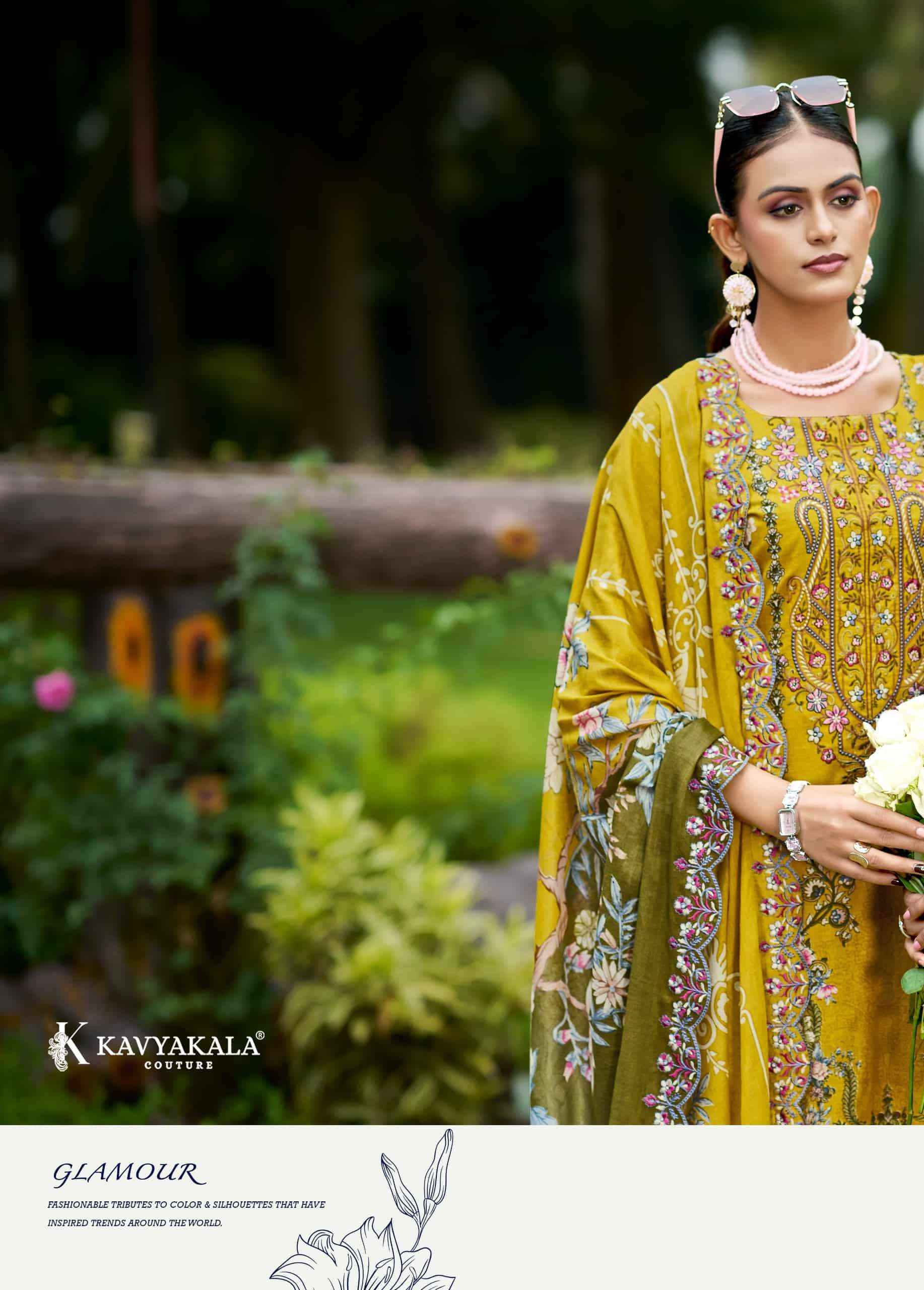 Kavyakala Anarkali Vol 28 Dress Material With Price 8 Pcs Catalog