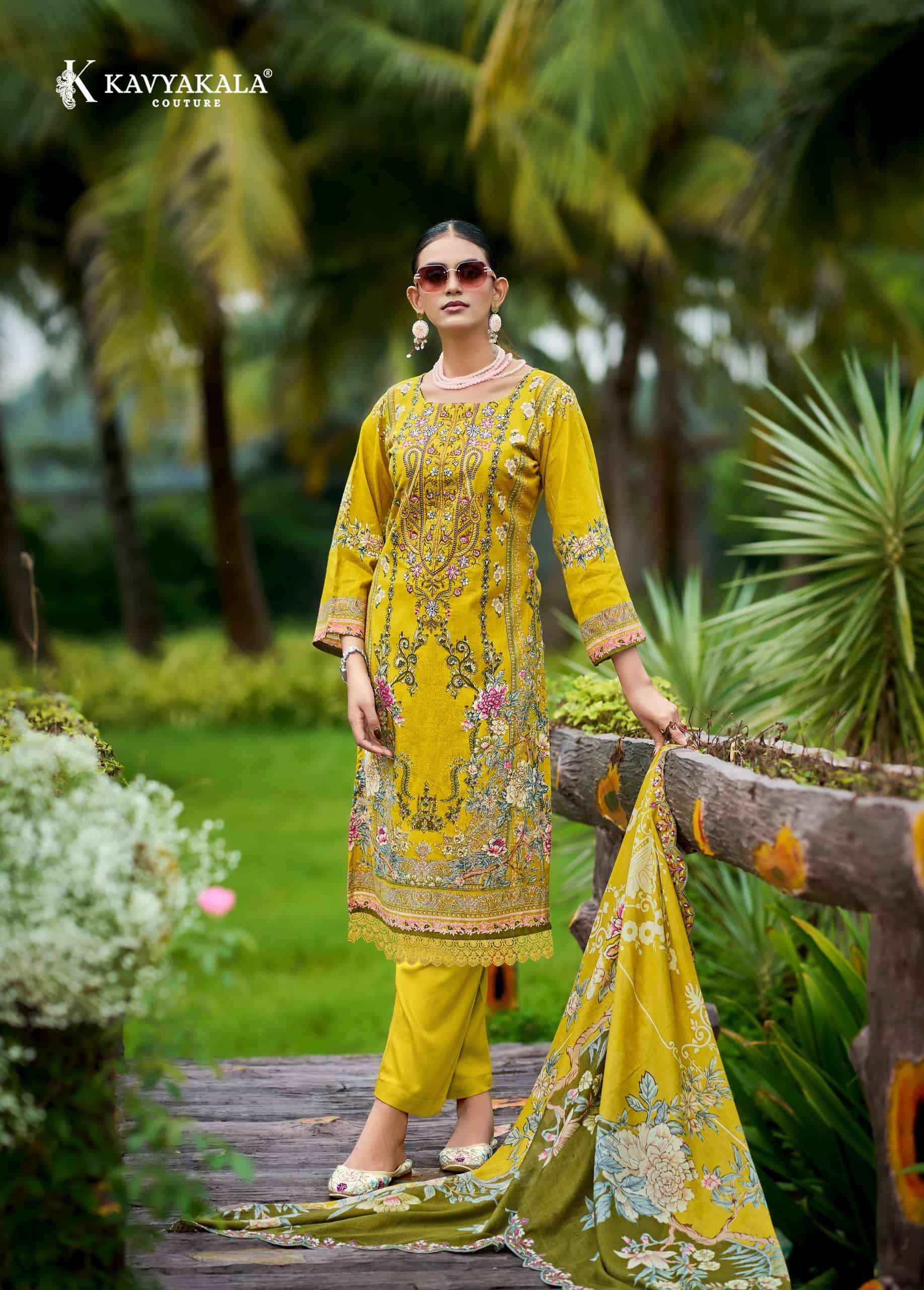 Kavyakala Anarkali Vol 28 Dress Material With Price 8 Pcs Catalog