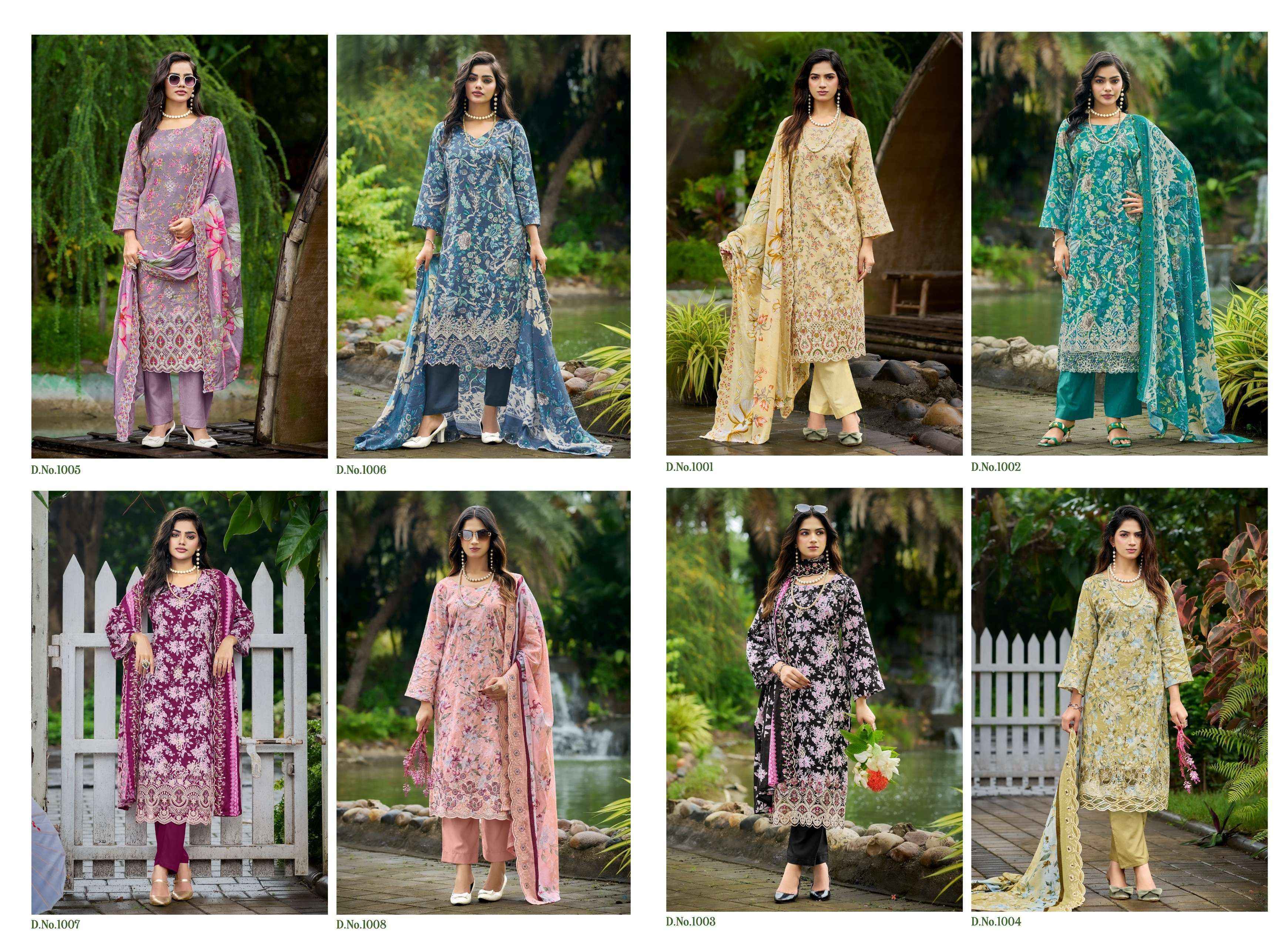 Kavyakala Nirmohi Vol 5 Lawn Cotton Dress Material 8 Pcs Catalog 