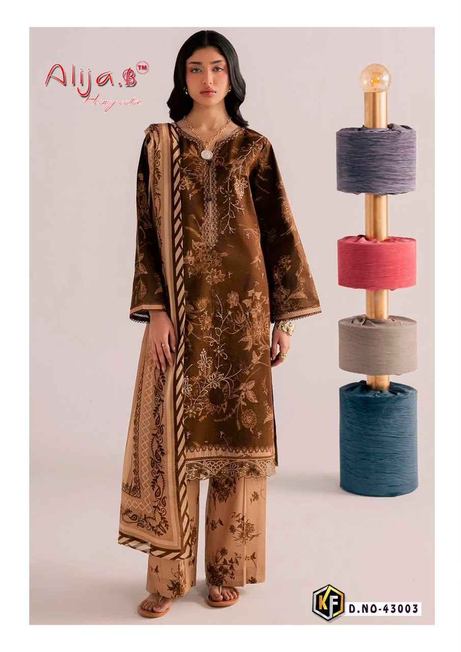 Keval Fab Alija B Vol 43 Cotton Dress Material 6 Pcs Catalog 