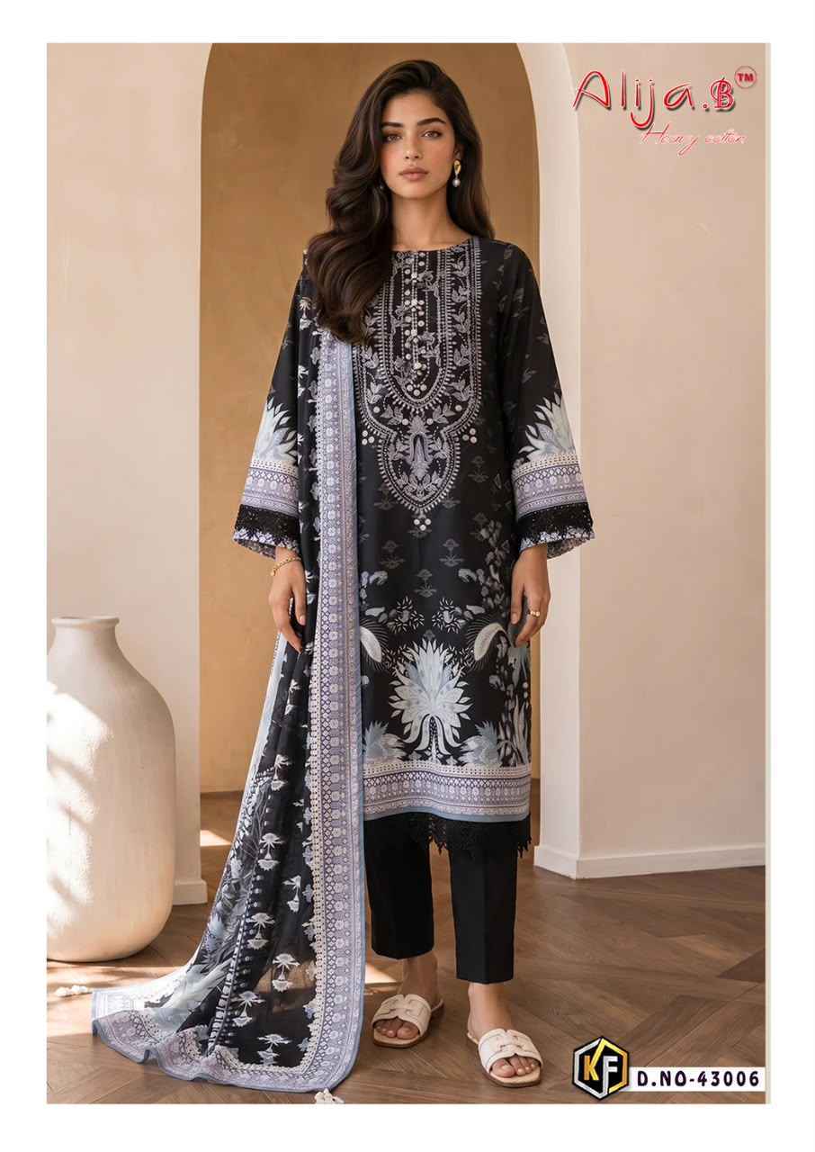 Keval Fab Alija B Vol 43 Cotton Dress Material 6 Pcs Catalog 