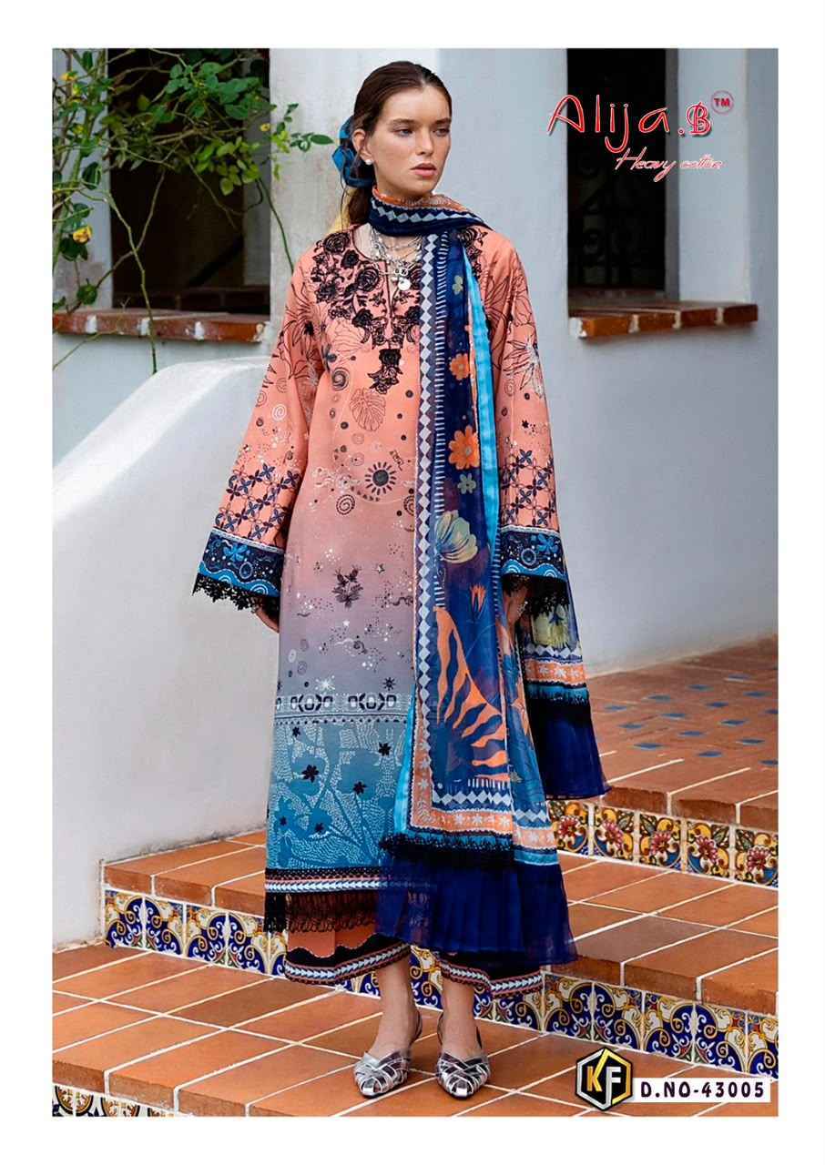 Keval Fab Alija B Vol 43 Cotton Dress Material 6 Pcs Catalog 
