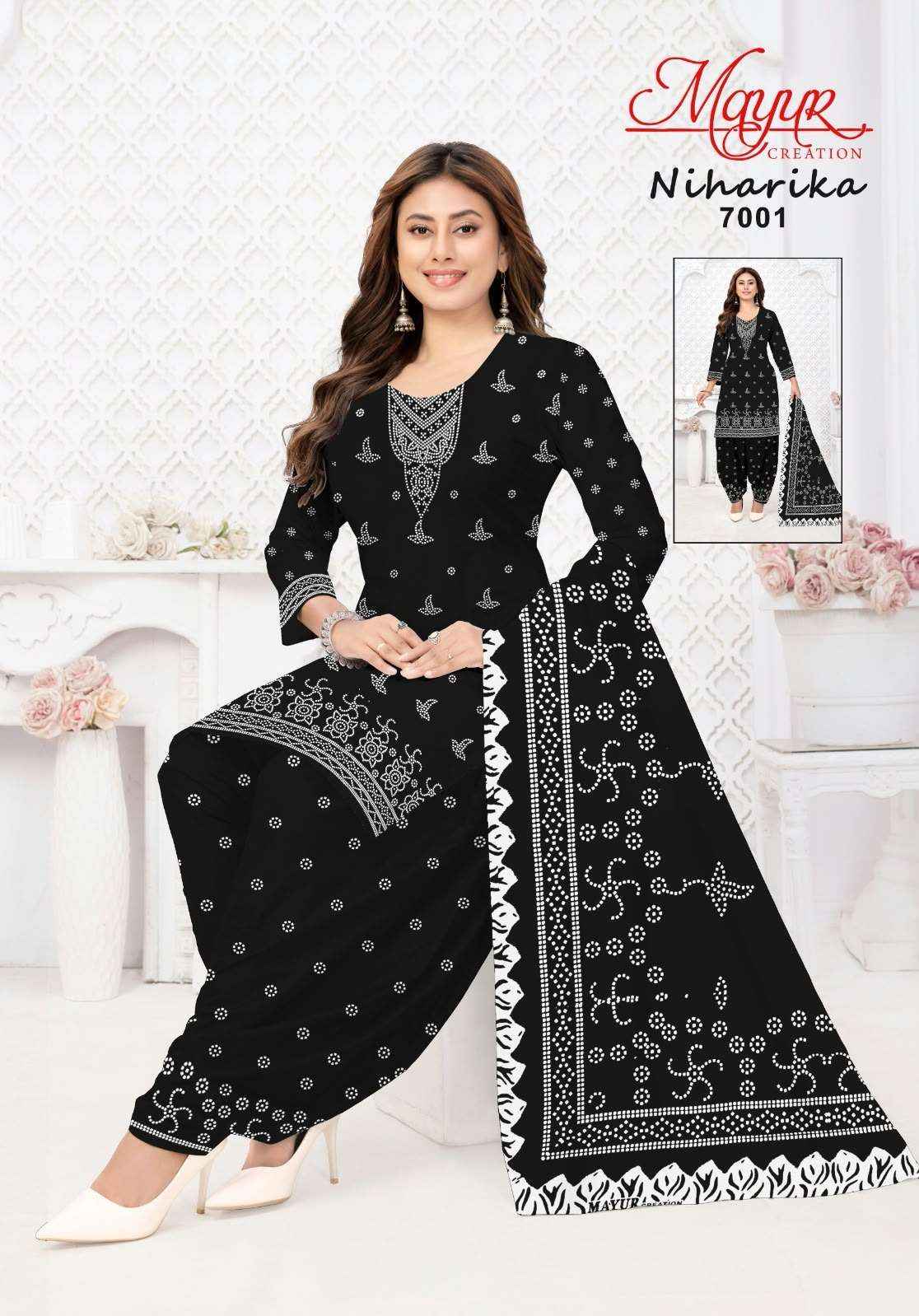 Mayur Niharika Vol 7 Pure Cotton Dress Material _ Wholesale Factory Rate ( 10 Pcs Catalog )