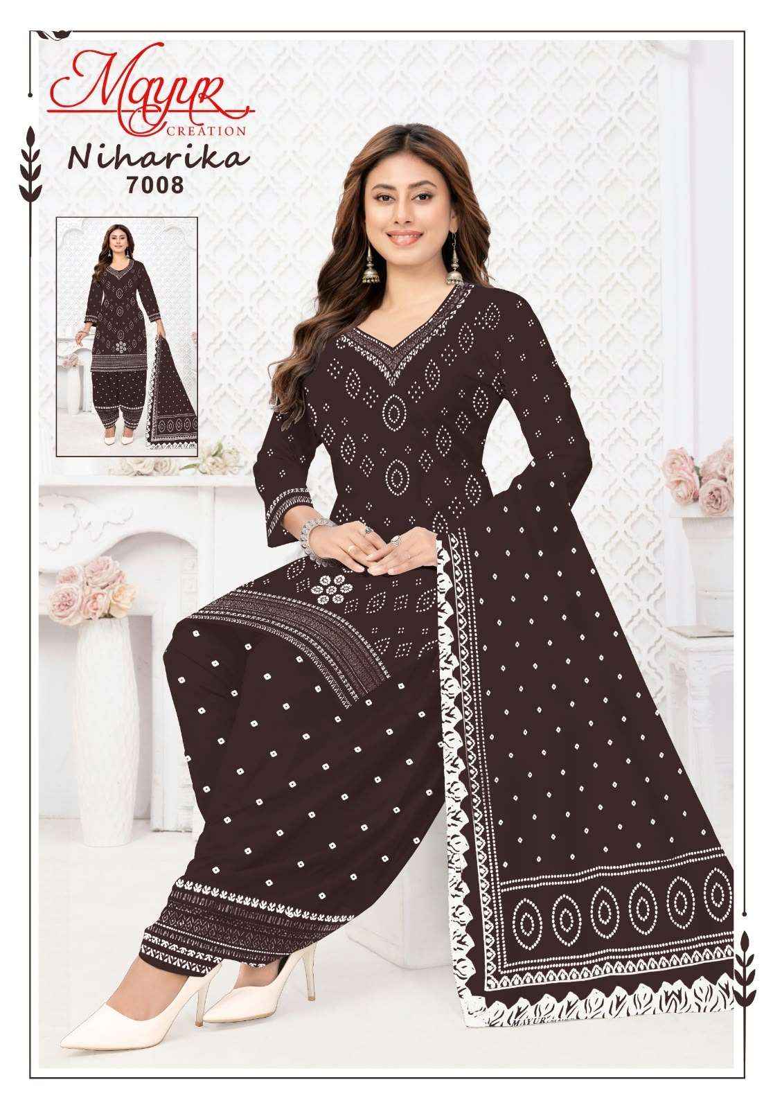 Mayur Niharika Vol 7 Pure Cotton Dress Material _ Wholesale Factory Rate ( 10 Pcs Catalog )