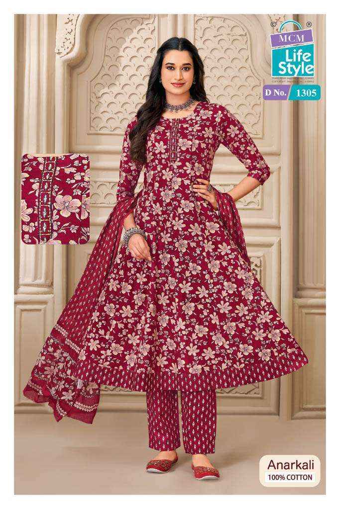 MCM LIFESTYLE ANARKALI VOL 13 ANARKALI SUITS 10 PCS CATALOG