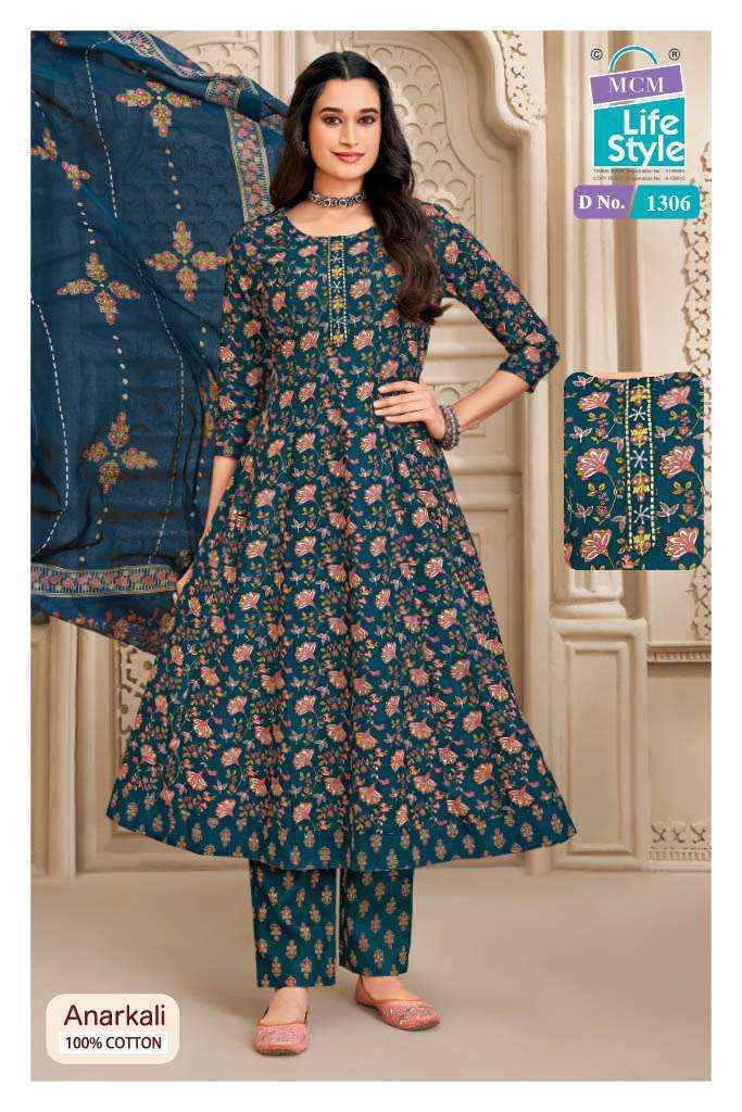 MCM LIFESTYLE ANARKALI VOL 13 ANARKALI SUITS 10 PCS CATALOG