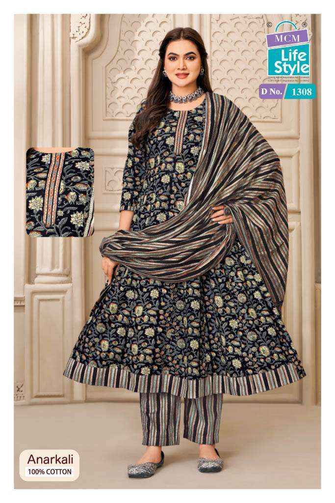 MCM LIFESTYLE ANARKALI VOL 13 ANARKALI SUITS 10 PCS CATALOG
