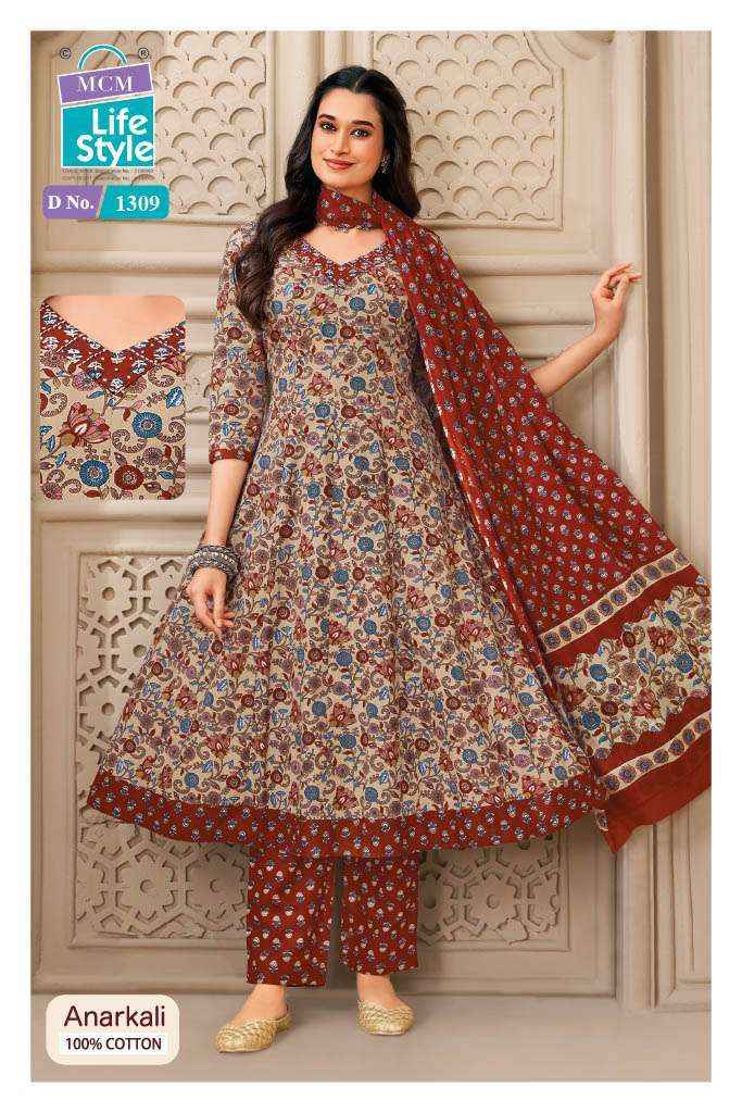 MCM LIFESTYLE ANARKALI VOL 13 ANARKALI SUITS 10 PCS CATALOG