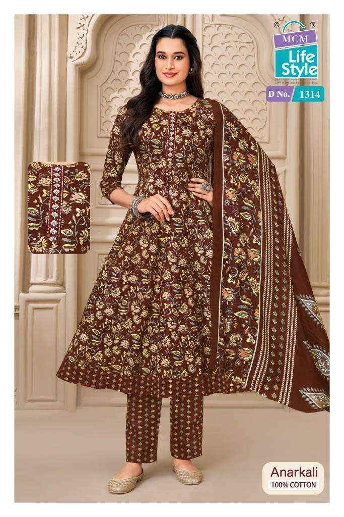 MCM LIFESTYLE ANARKALI VOL 13 ANARKALI SUITS 10 PCS CATALOG