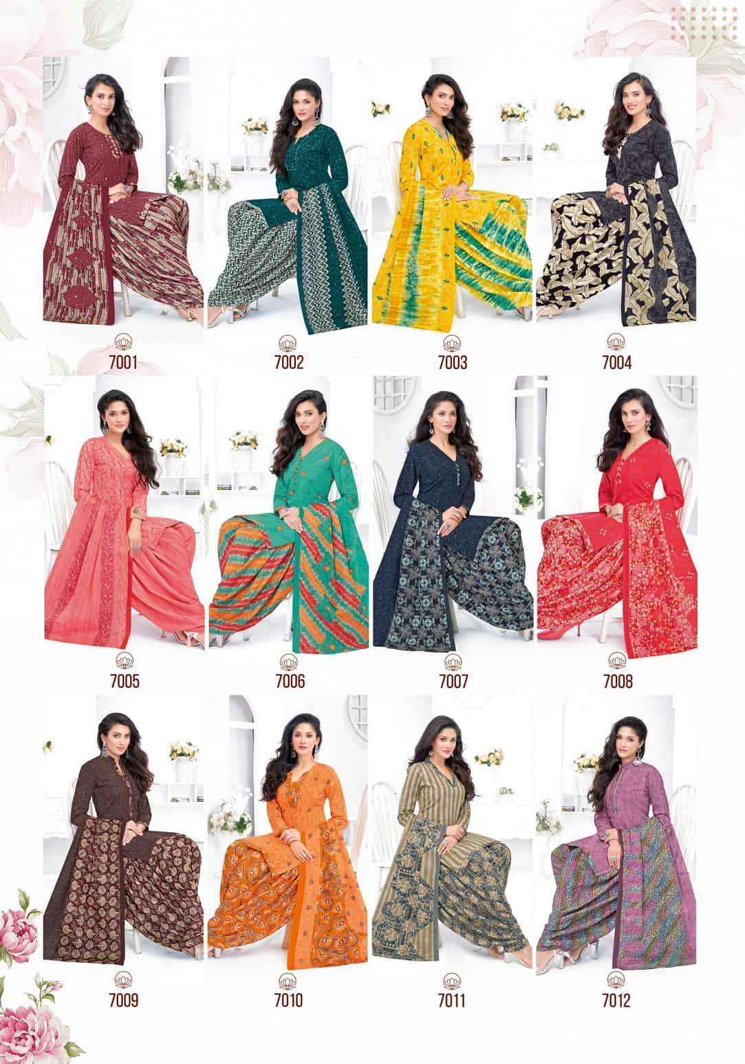 Mfc Shilpa Vol 7 Heavy Cotton Dress Material Wholesale Price 12 Pcs Catalog