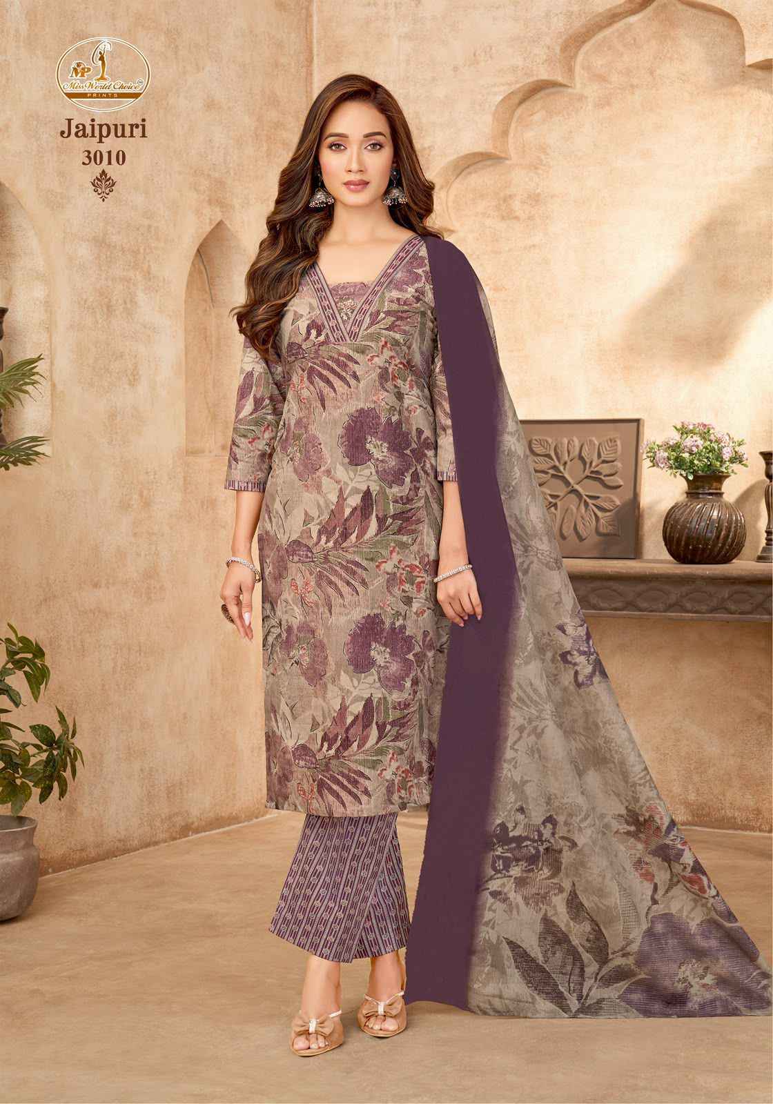 Miss World Choice Jaipuri Vol 3 Readymade Cotton Dress _ Wholesale Factory Rate ( 10 Pcs Catalog )