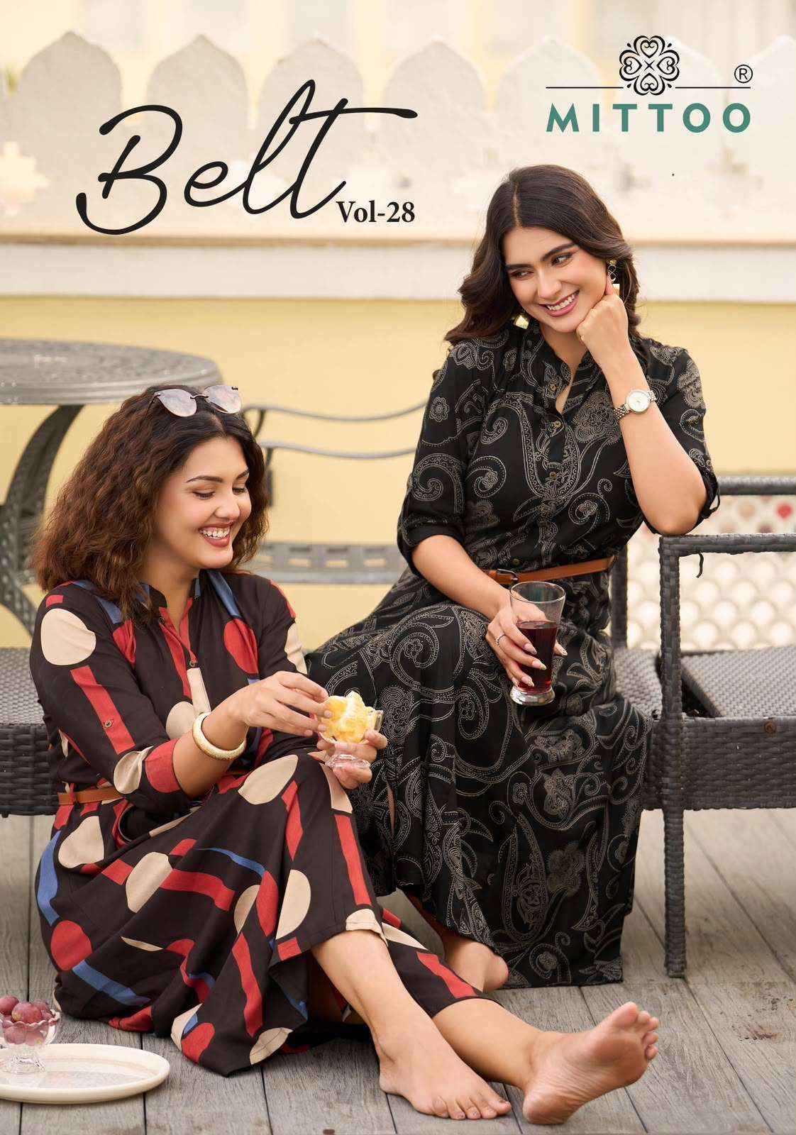Mittoo Fashion Belt Vol 28 Reyon Kurti At Wholesale Price 6 Pcs Catalog
