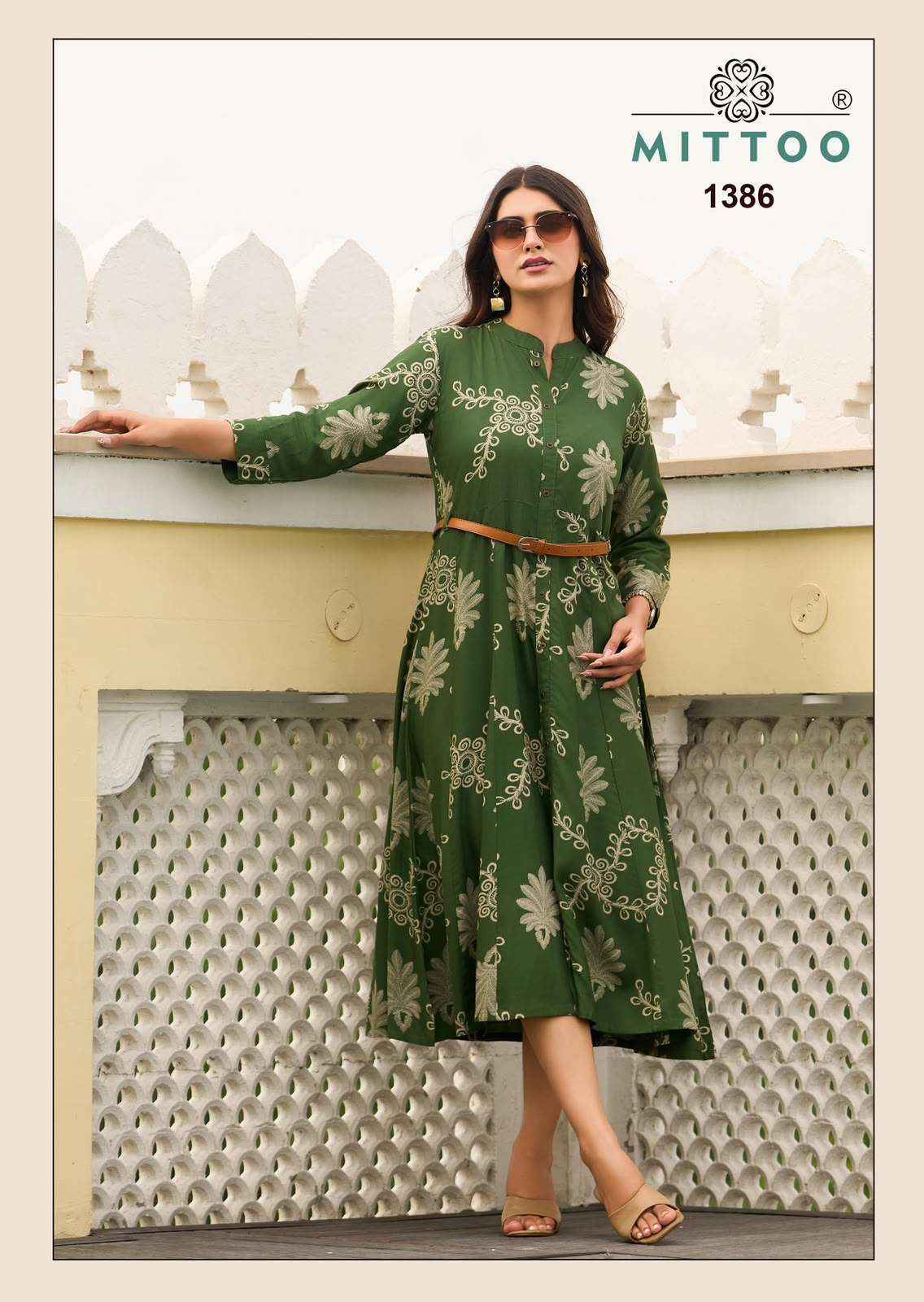 Mittoo Fashion Belt Vol 28 Reyon Kurti At Wholesale Price 6 Pcs Catalog