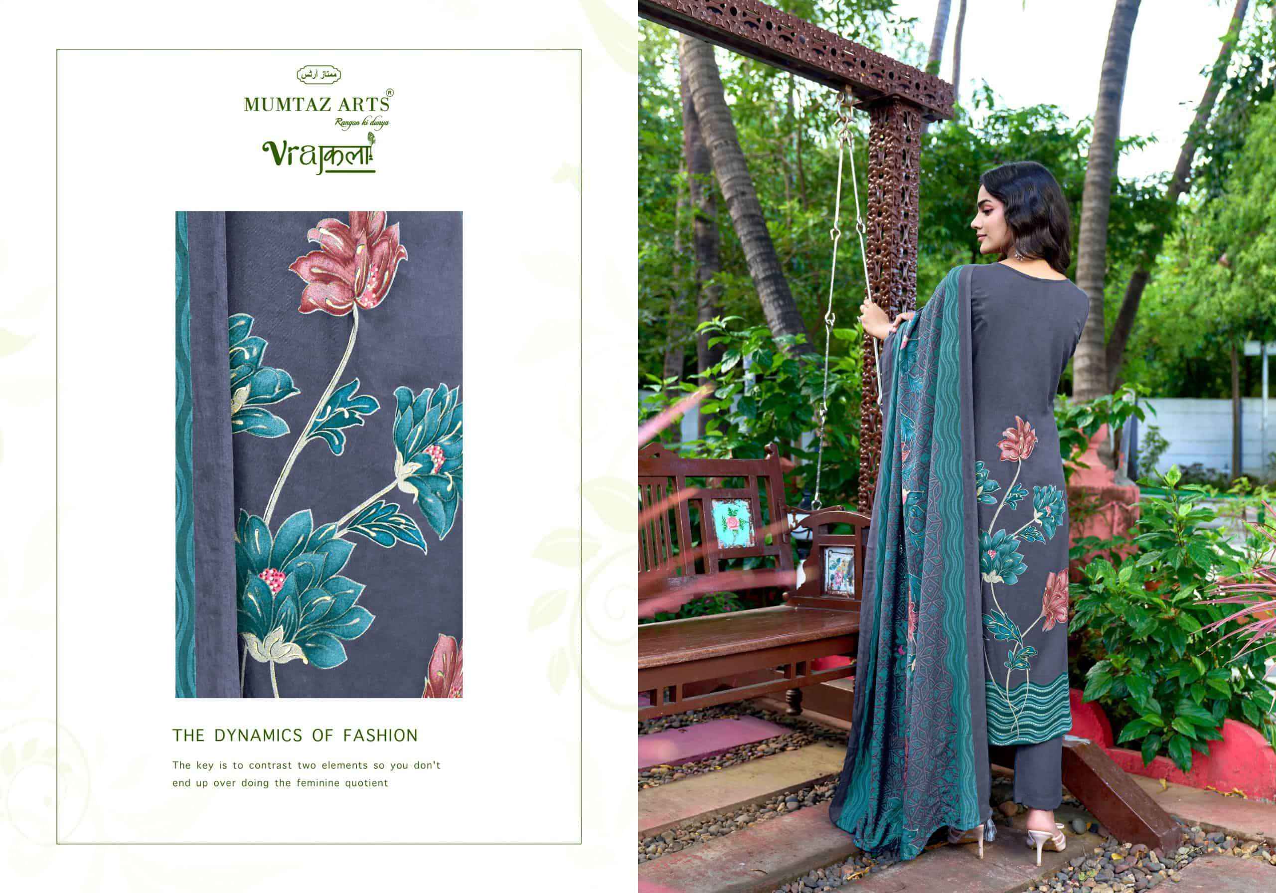 Mumtaz Arts Kashmir Kali Digital Printed Pure Pashmina Winter Suit 4 Pcs Catalog 