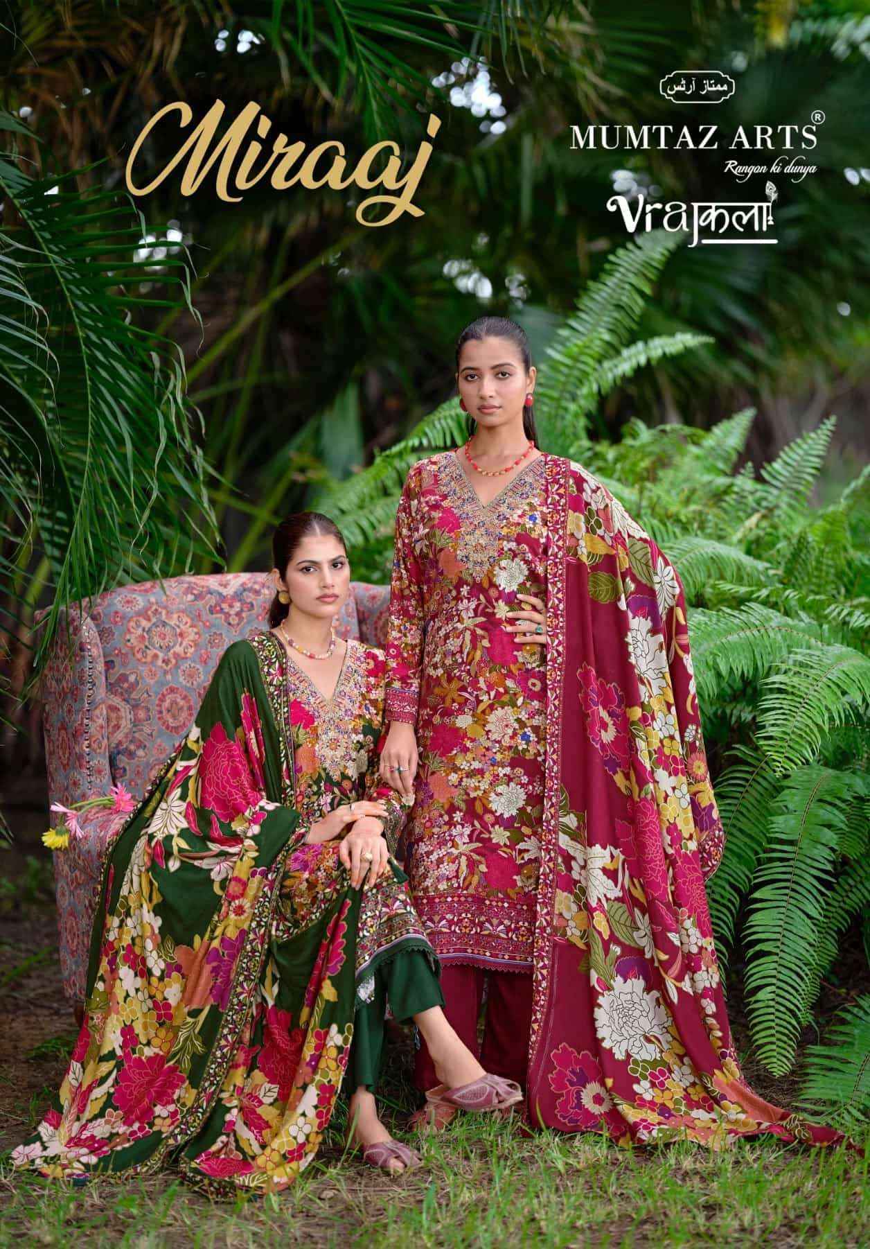 Mumtaz Arts Miraaj Premium Winter Pashmina Suits 4 Pcs Catalog