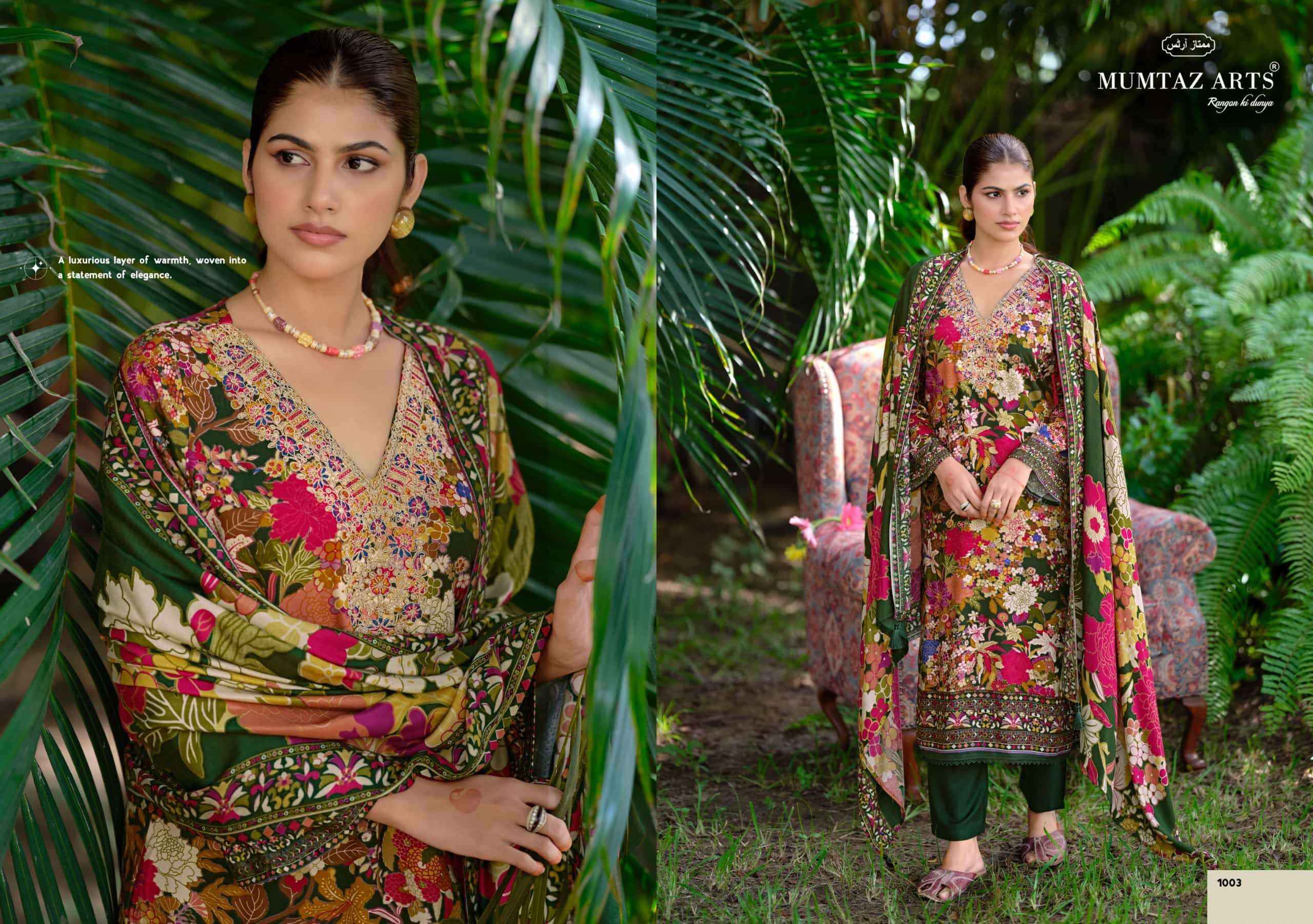 Mumtaz Arts Miraaj Premium Winter Pashmina Suits 4 Pcs Catalog