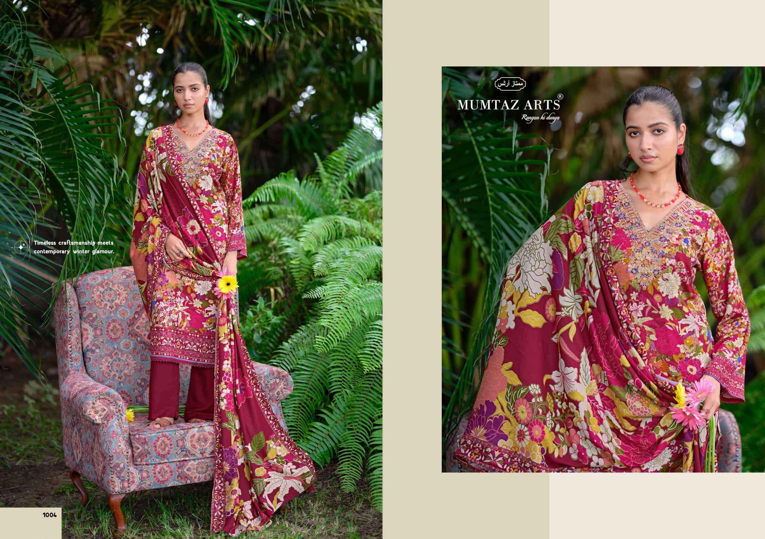 Mumtaz Arts Miraaj Premium Winter Pashmina Suits 4 Pcs Catalog