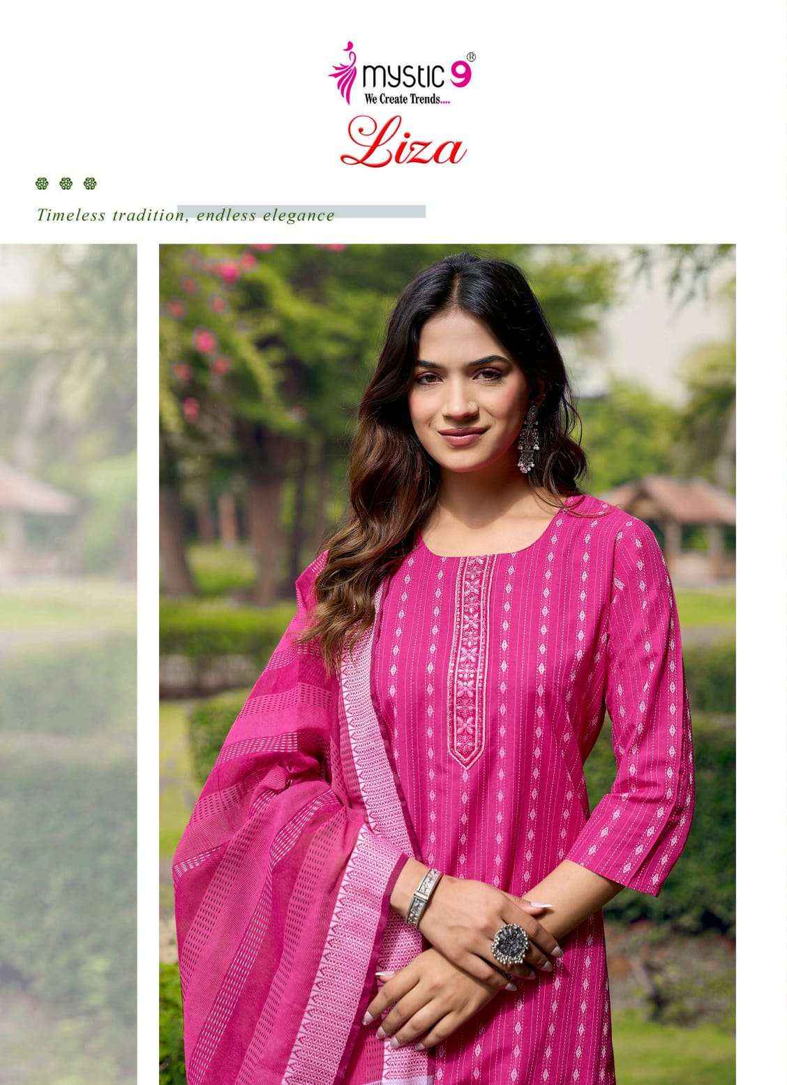 Mystic 9 Liza Vol 6 Fancy Handloom Cotton 3 Piece Pair Set Collection _ Wholesale Factory Rate ( 8 Pcs catalog )