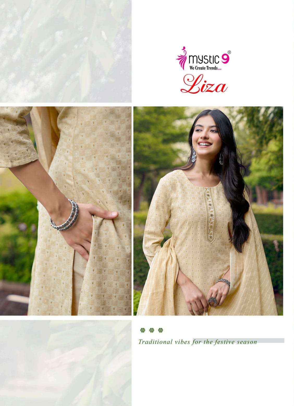 Mystic 9 Liza Vol 6 Fancy Handloom Cotton 3 Piece Pair Set Collection _ Wholesale Factory Rate ( 8 Pcs catalog )