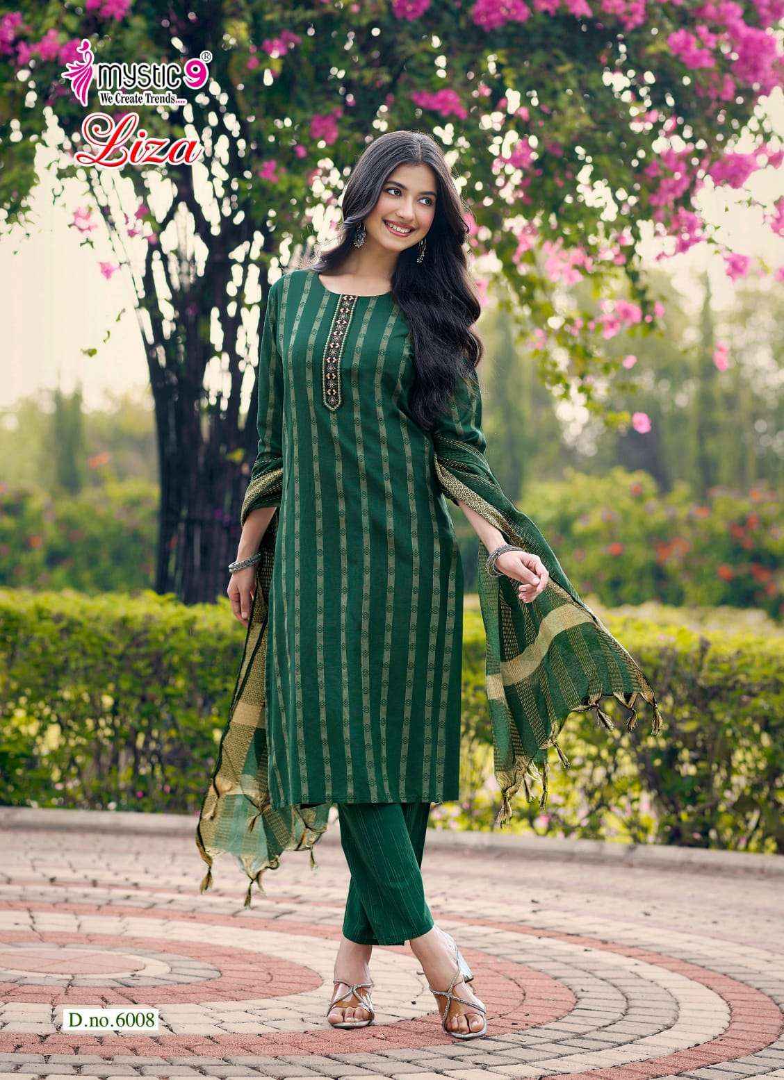 Mystic 9 Liza Vol 6 Fancy Handloom Cotton 3 Piece Pair Set Collection _ Wholesale Factory Rate ( 8 Pcs catalog )