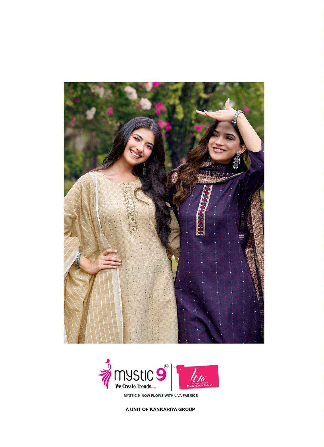 Mystic 9 Liza Vol 6 Fancy Handloom Cotton 3 Piece Pair Set Collection _ Wholesale Factory Rate ( 8 Pcs catalog )