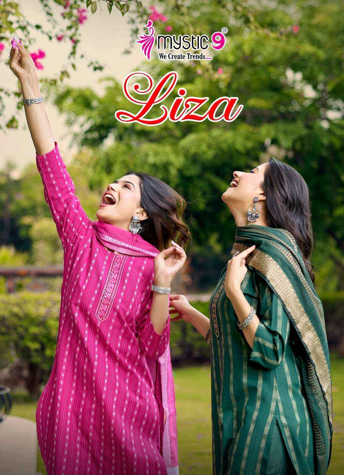 Mystic 9 Liza Vol 6 Fancy Handloom Cotton 3 Piece Pair Set Collection _ Wholesale Factory Rate ( 8 Pcs catalog )