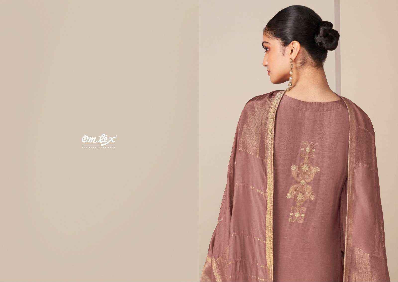 Omtex Rangtaari Exclusive Muslin Jacquard Dress Material 4 Pcs Catalog 