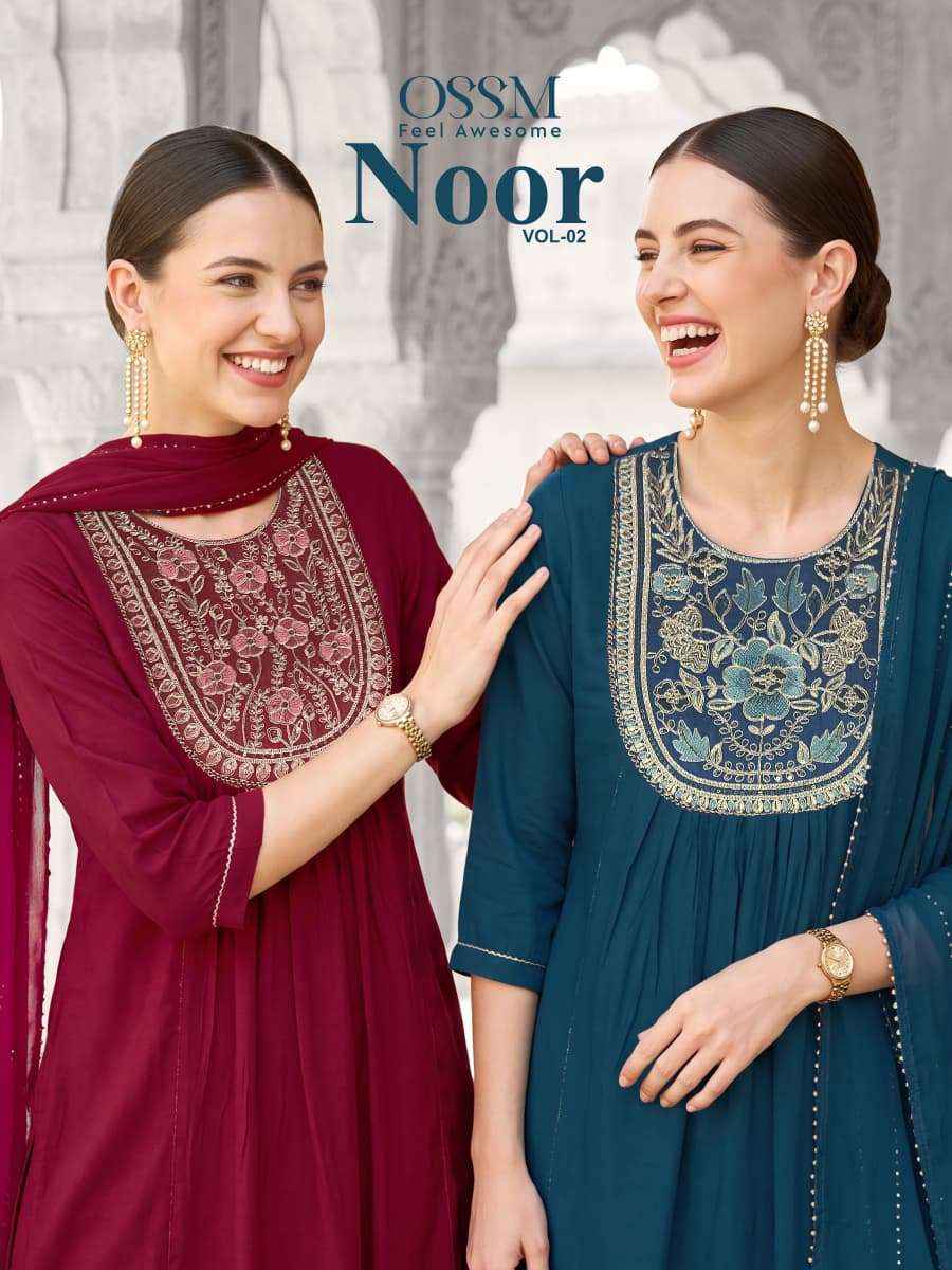 Ossm Noor Vol 2 Readymade Suits | Buy At Direct Factory Price ( 6 Pcs Catalogue )