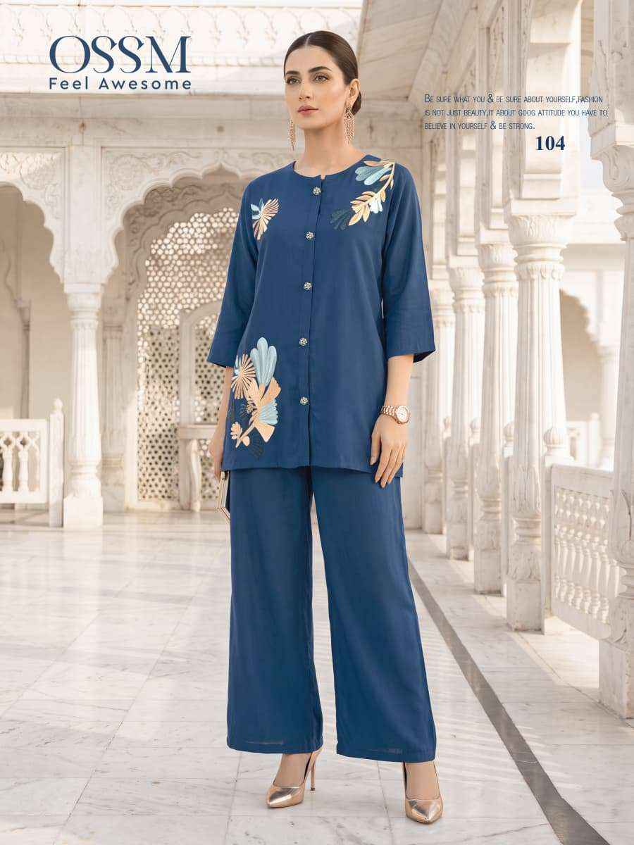 Ossm Pihu Premium Designs Cord Set Wholesale Price 6 Pcs Catalogue
