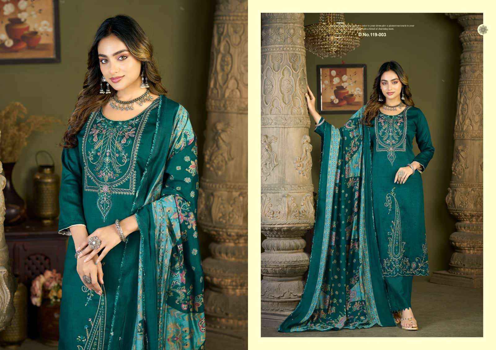Radhika Azara Kalamkari Vol 1 Pure Jam Cotton Dress Material 6 Pcs Catalog 