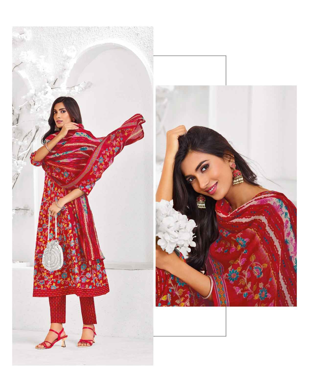 Radhika Lifestyle Cindrella Vol 4 Cotton Kurti Combo 8 pcs Catalog
