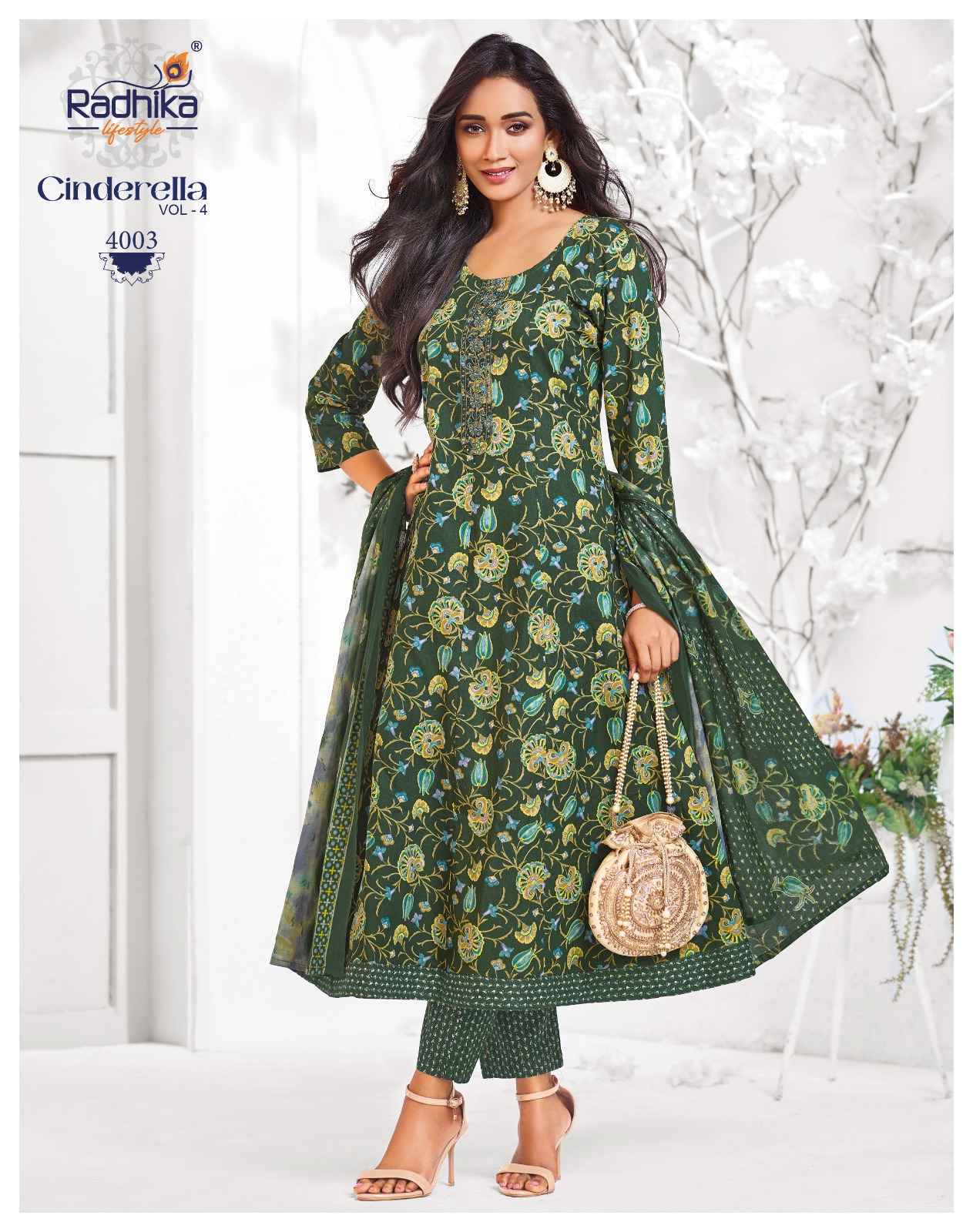 Radhika Lifestyle Cindrella Vol 4 Cotton Kurti Combo 8 pcs Catalog