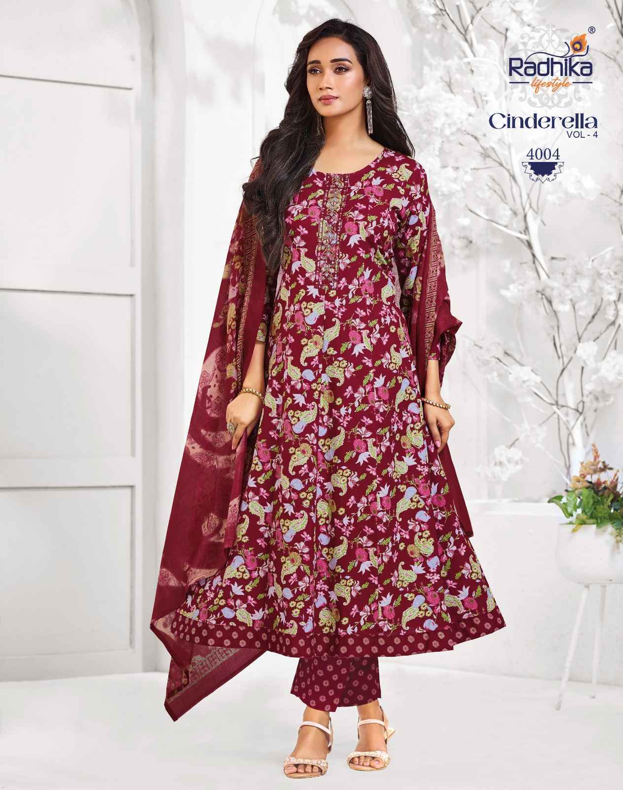 Radhika Lifestyle Cindrella Vol 4 Cotton Kurti Combo 8 pcs Catalog