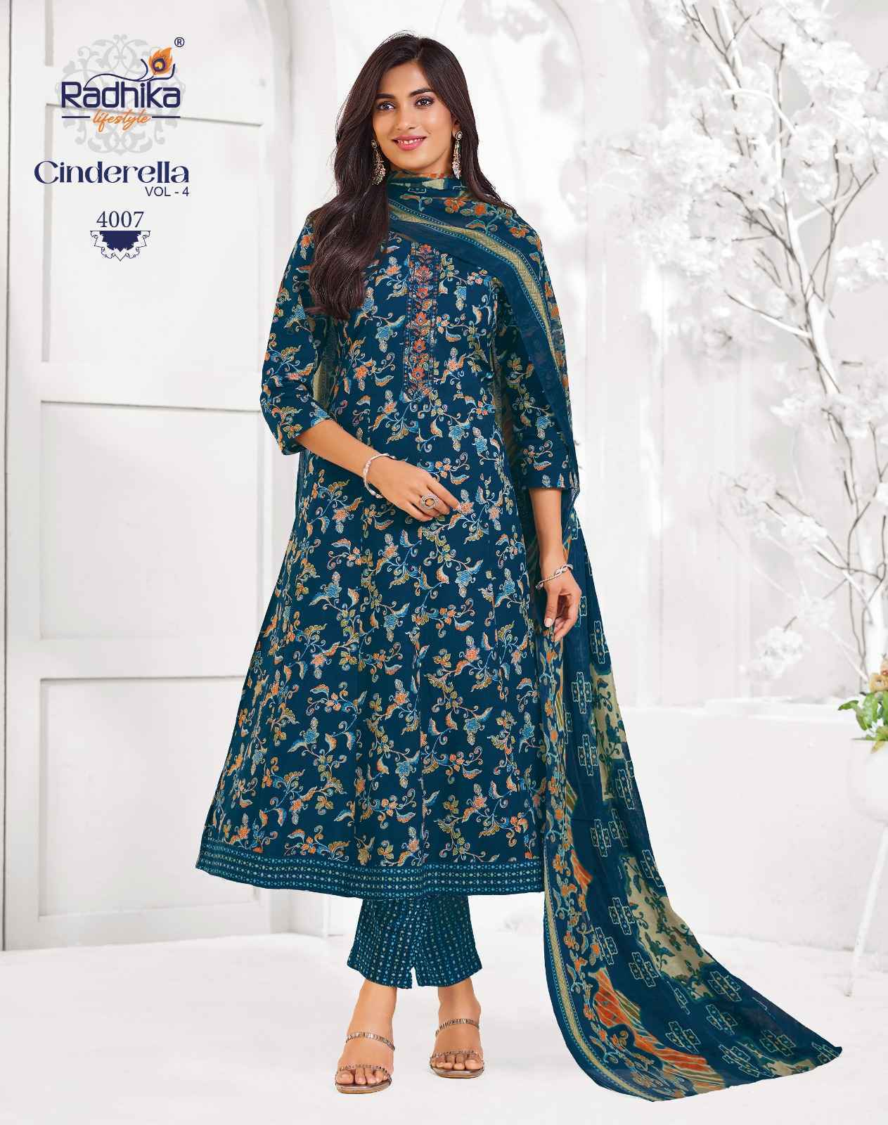 Radhika Lifestyle Cindrella Vol 4 Cotton Kurti Combo 8 pcs Catalog
