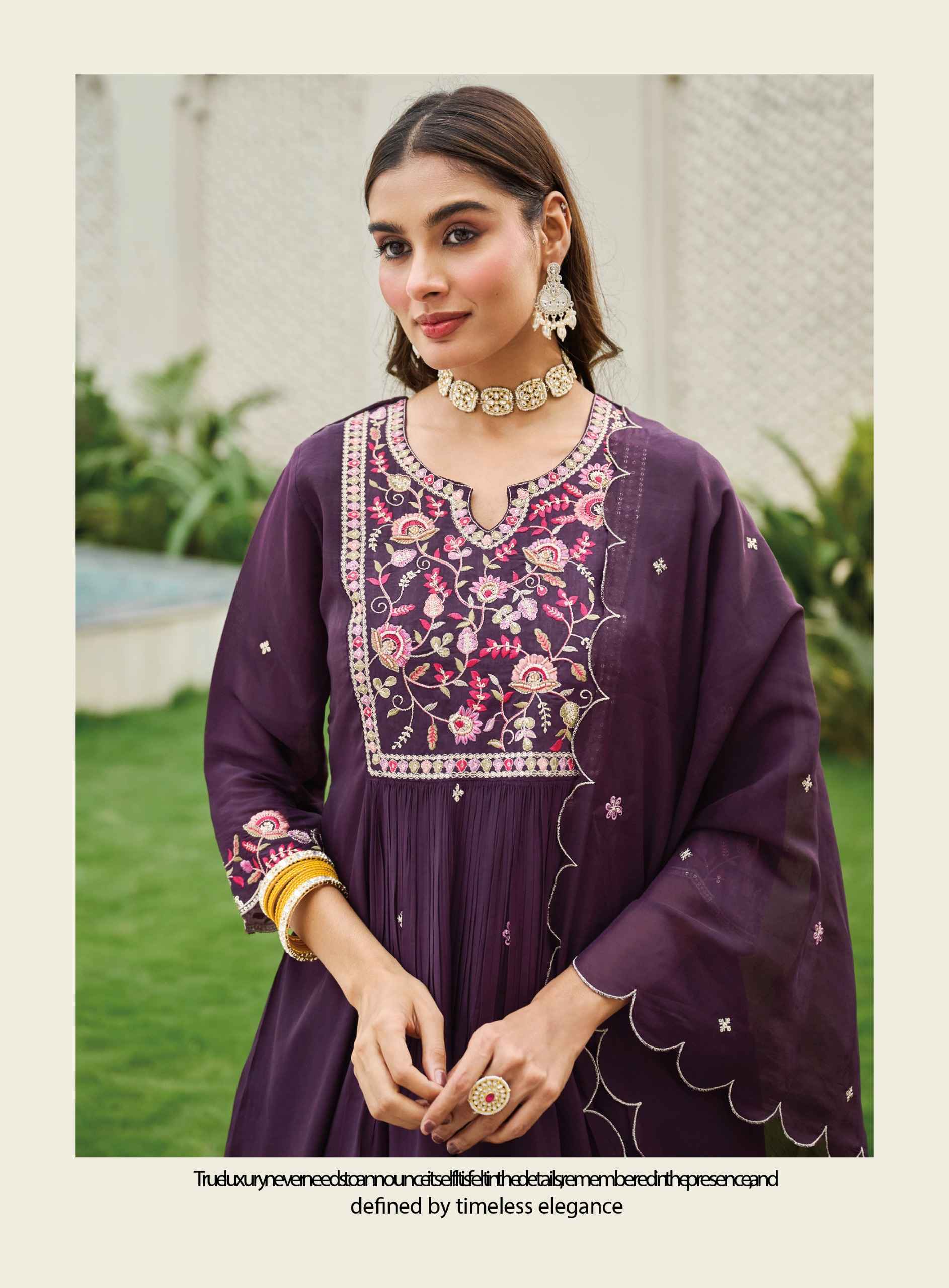 Radhika Lifestyle Glamour Vol 1 Mul Chanderi Kurti Combo 6 pcs Catalog