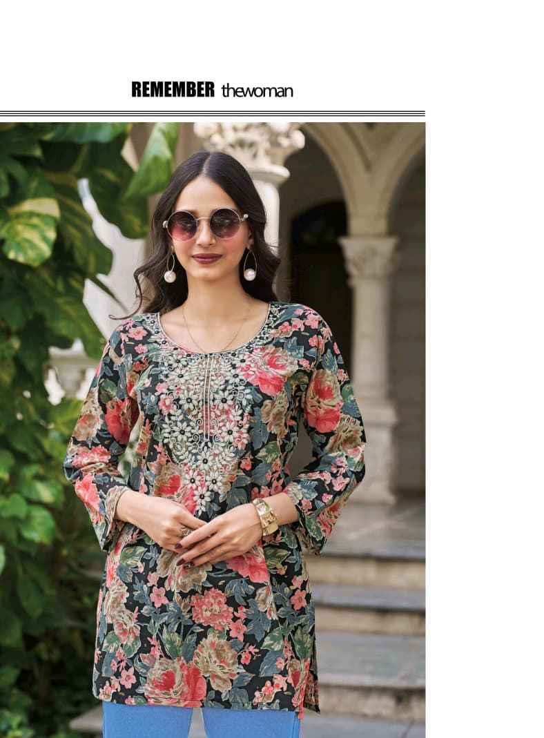 Radhika Lifestyle Summer Shine Vol 3 Cotton Kurti 8 pcs Catalog 