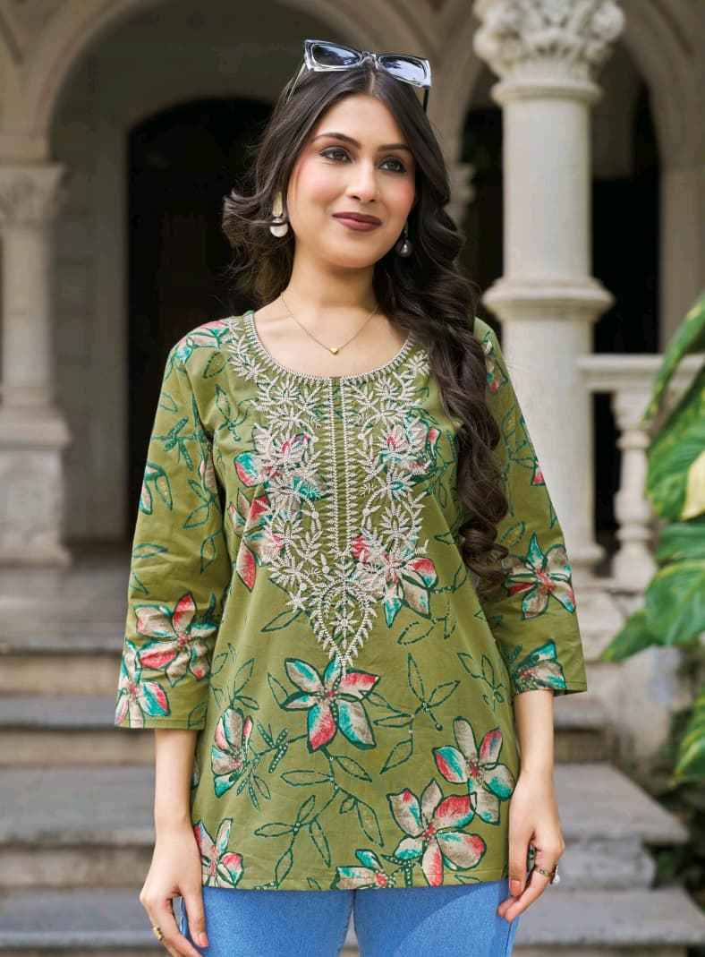 Radhika Lifestyle Summer Shine Vol 3 Cotton Kurti 8 pcs Catalog 