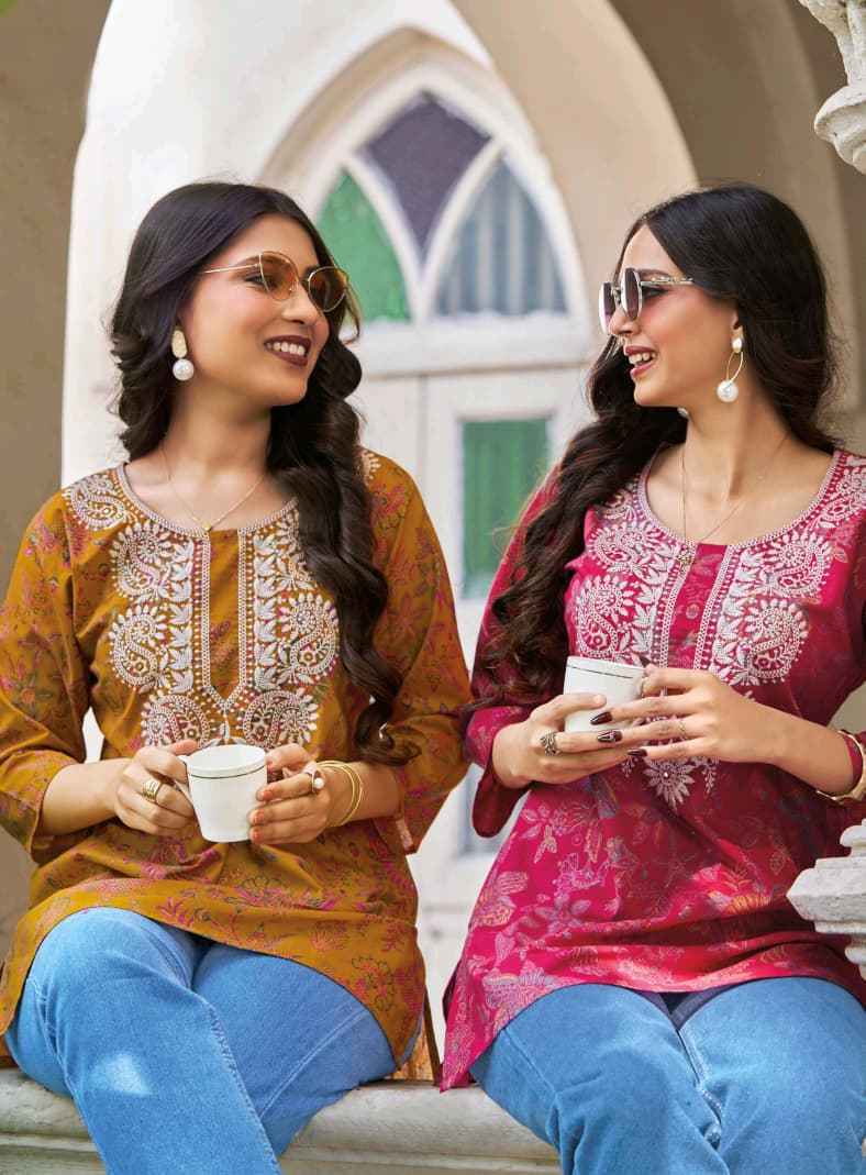 Radhika Lifestyle Summer Shine Vol 3 Cotton Kurti 8 pcs Catalog 
